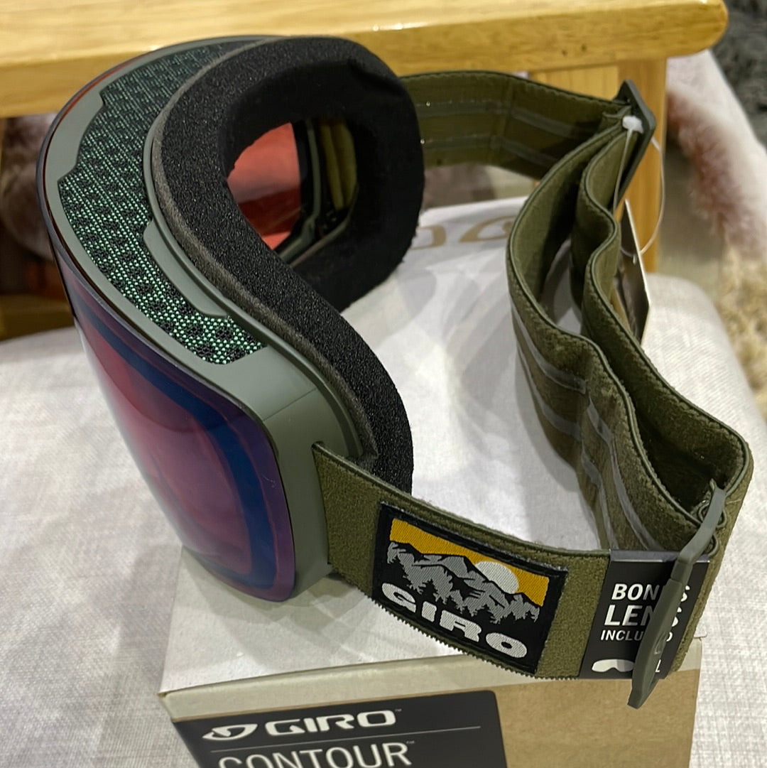 Snow Goggles CONTOUR Trail Green Vista/ Vivid Petrol + Infrared ( 2 x lenses)
