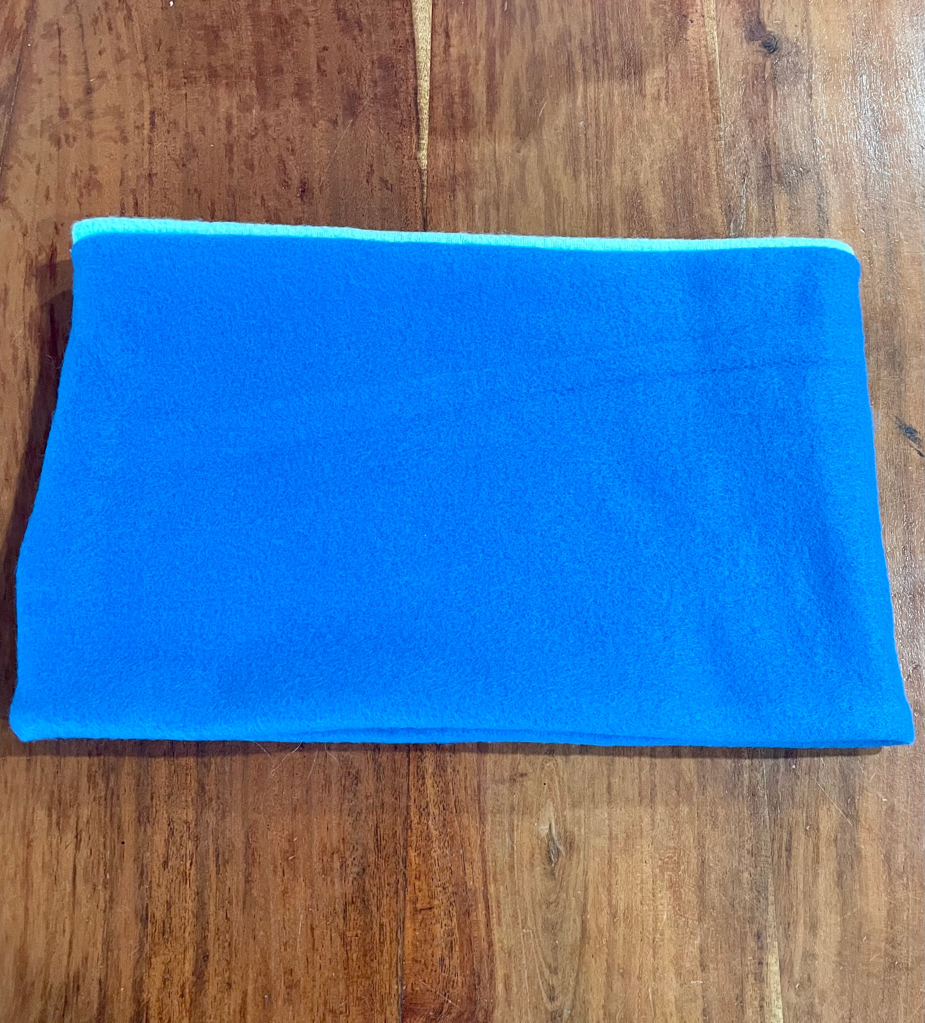 Neck Warmer Fleece- Handmade - Teals