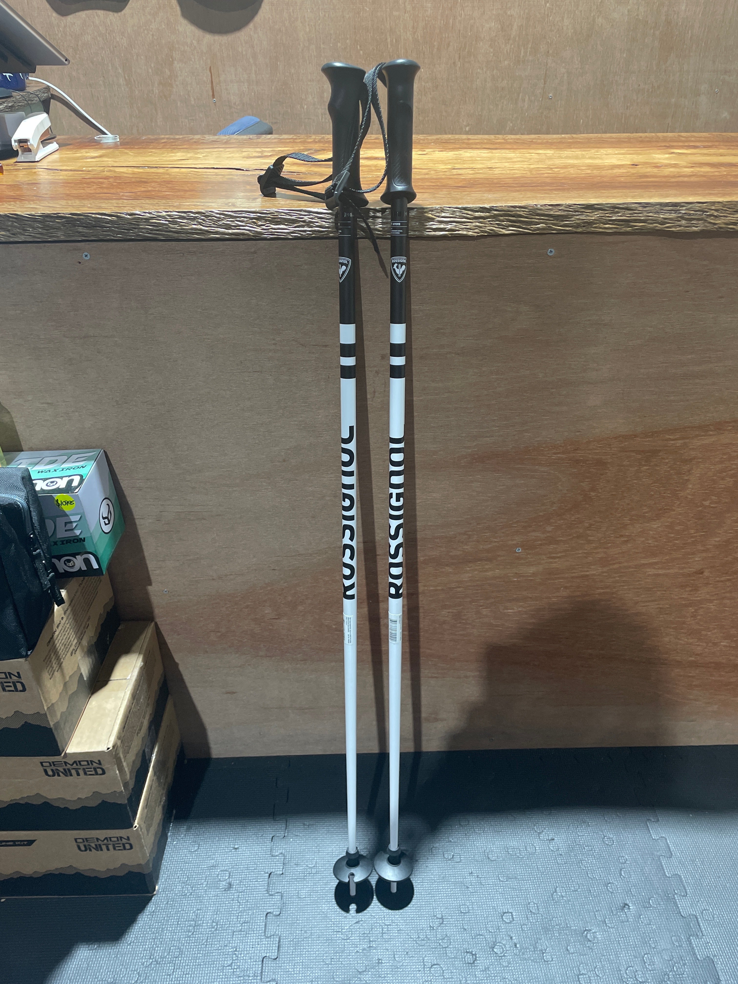 Ski Poles ROSSIGNOL White & Black
