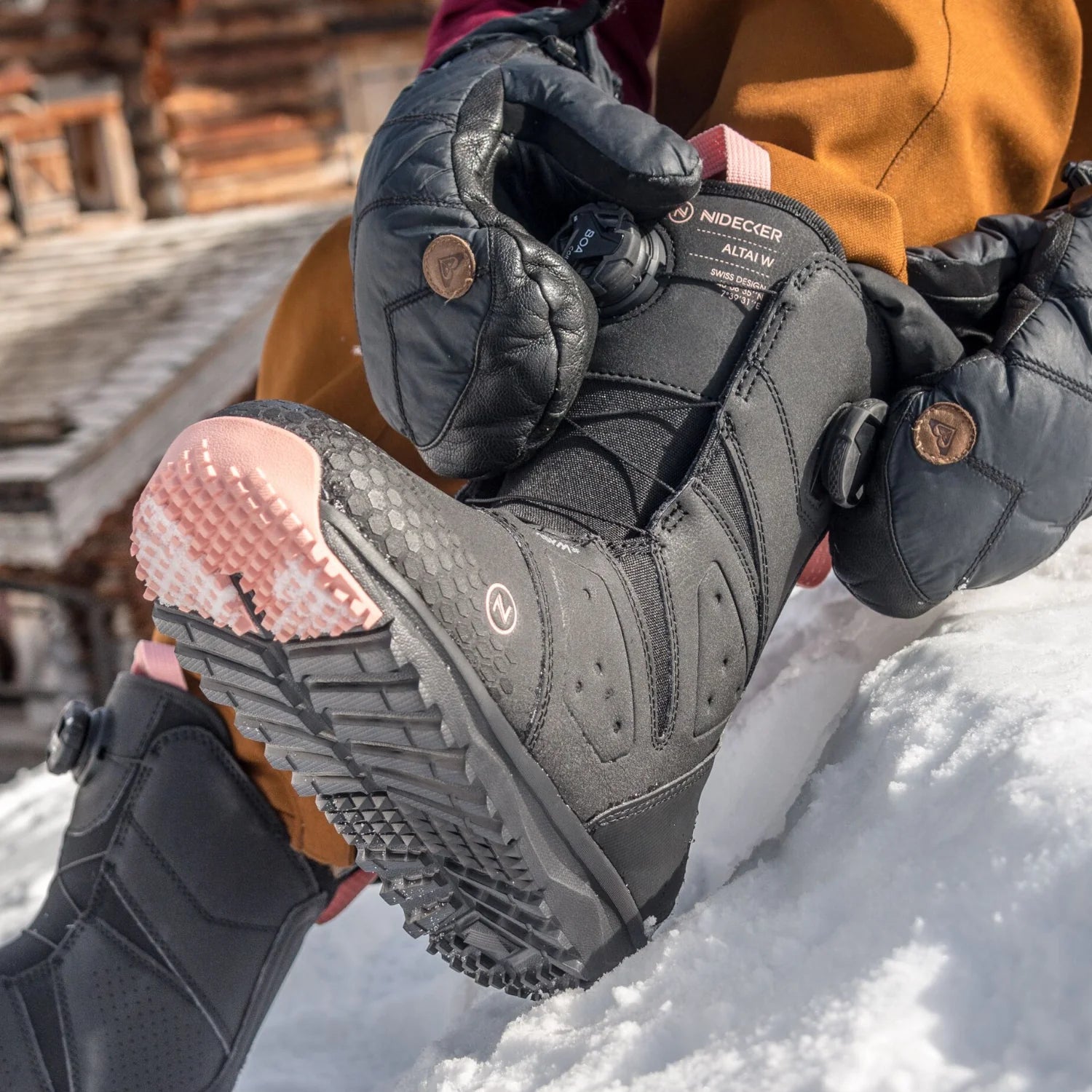 Snowboard Boots ALTAI NIDECKER, Women's, Black 2025