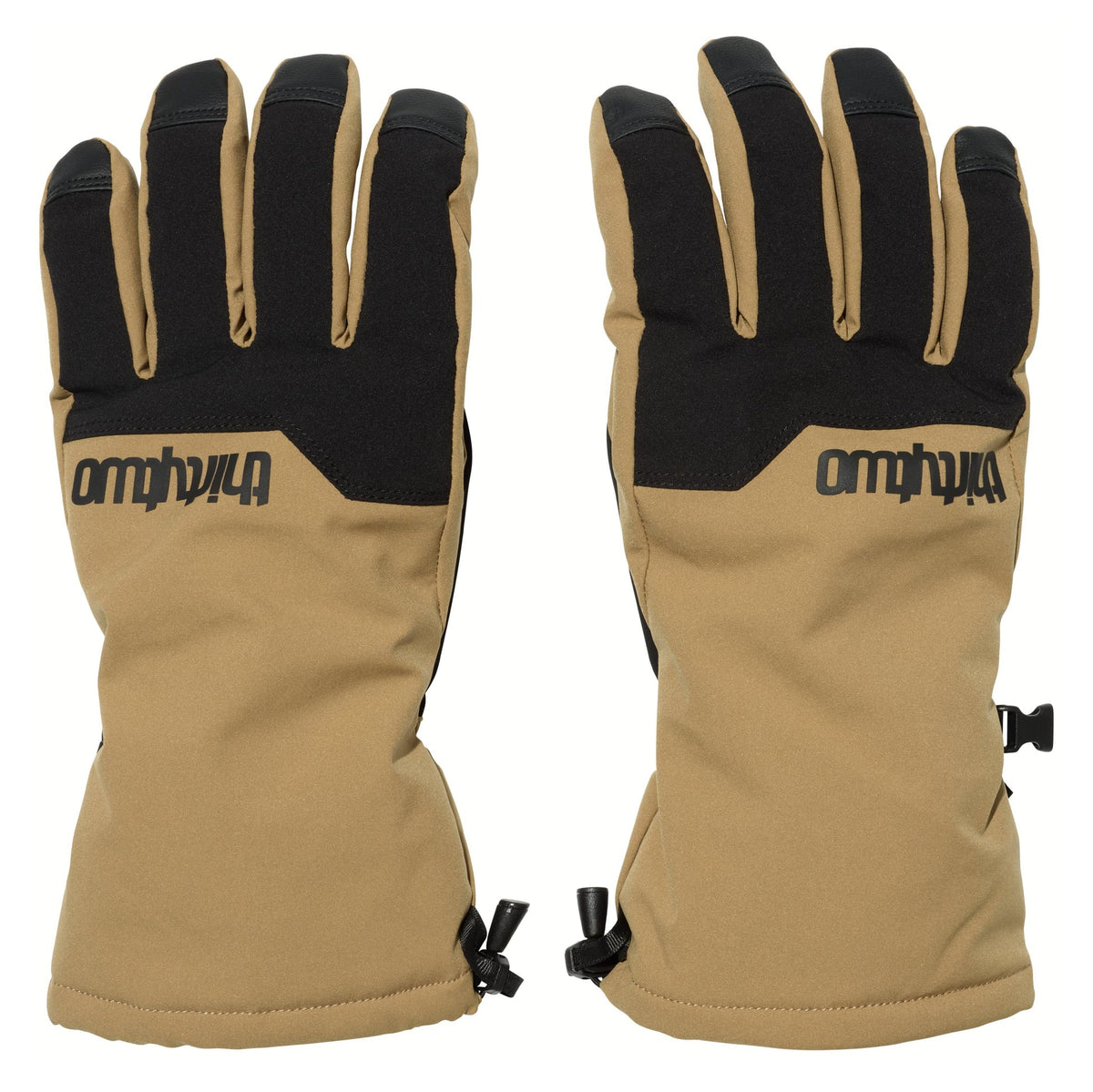 THIRTYTWO Lashed Glove- Black, Camel