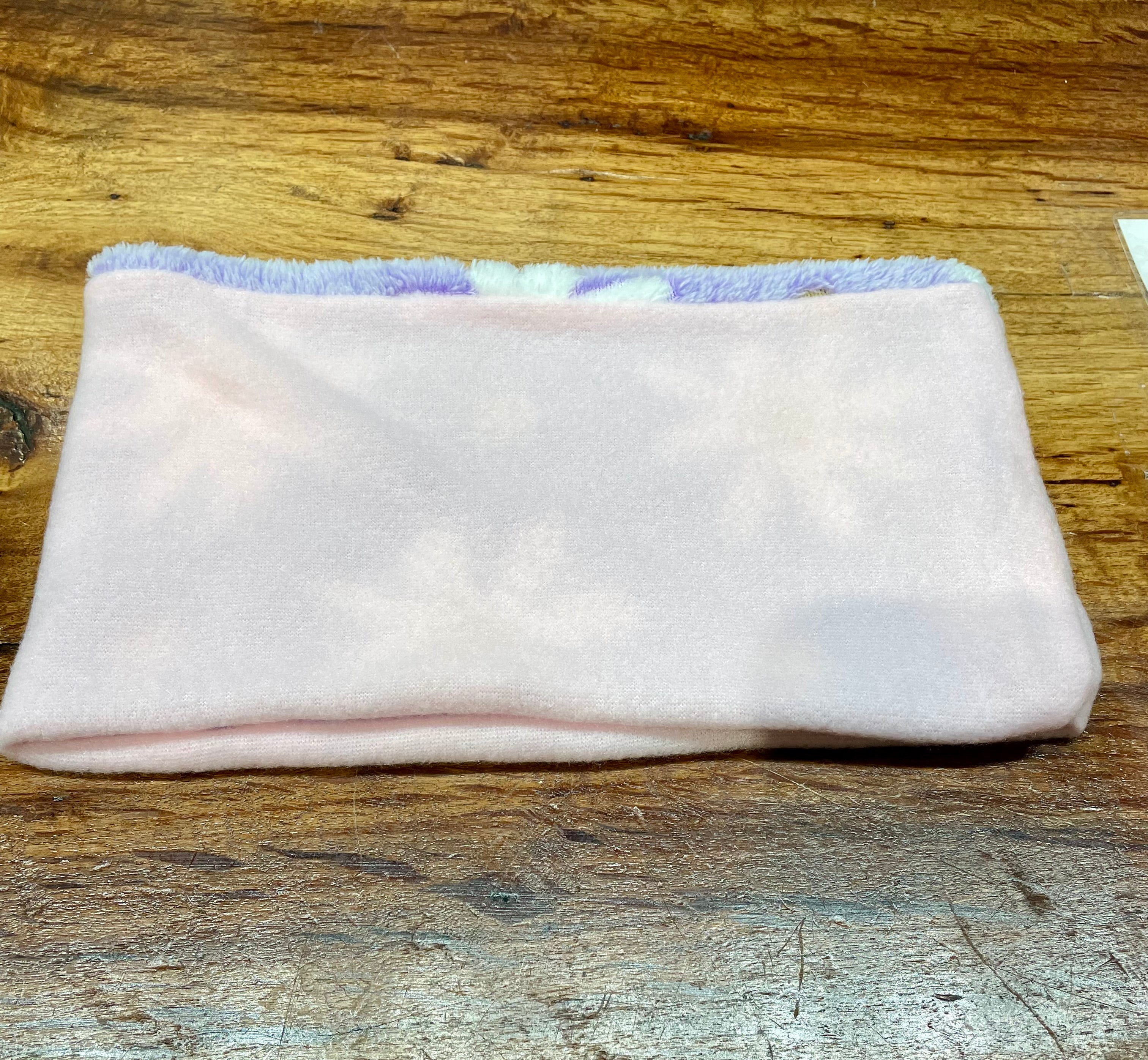 Kids Neck Warmer Fleece- Handmade Flower design