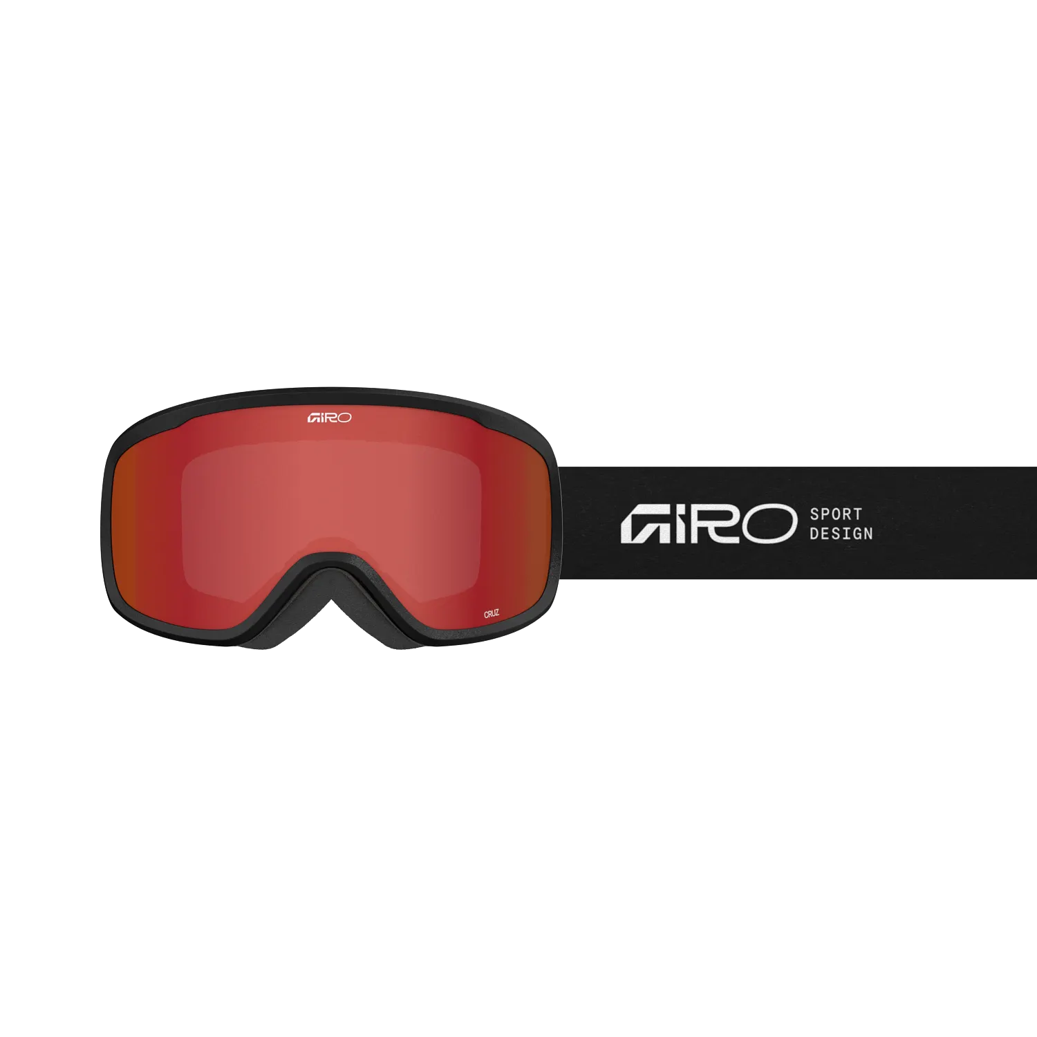 Snow Goggles CRUZ GIRO Stacked Black/ Amber Scarlet