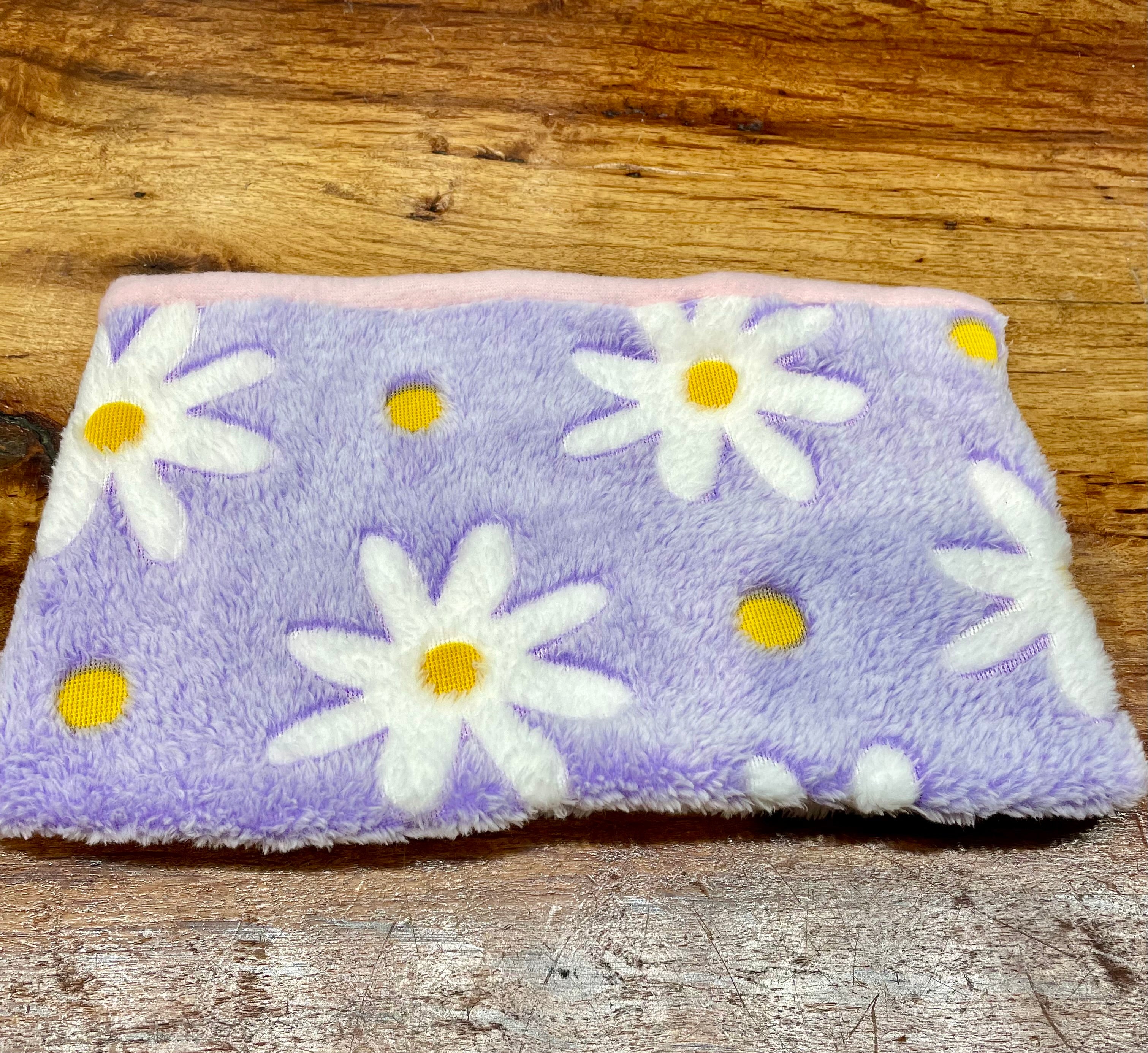 Kids Neck Warmer Fleece- Handmade Flower design