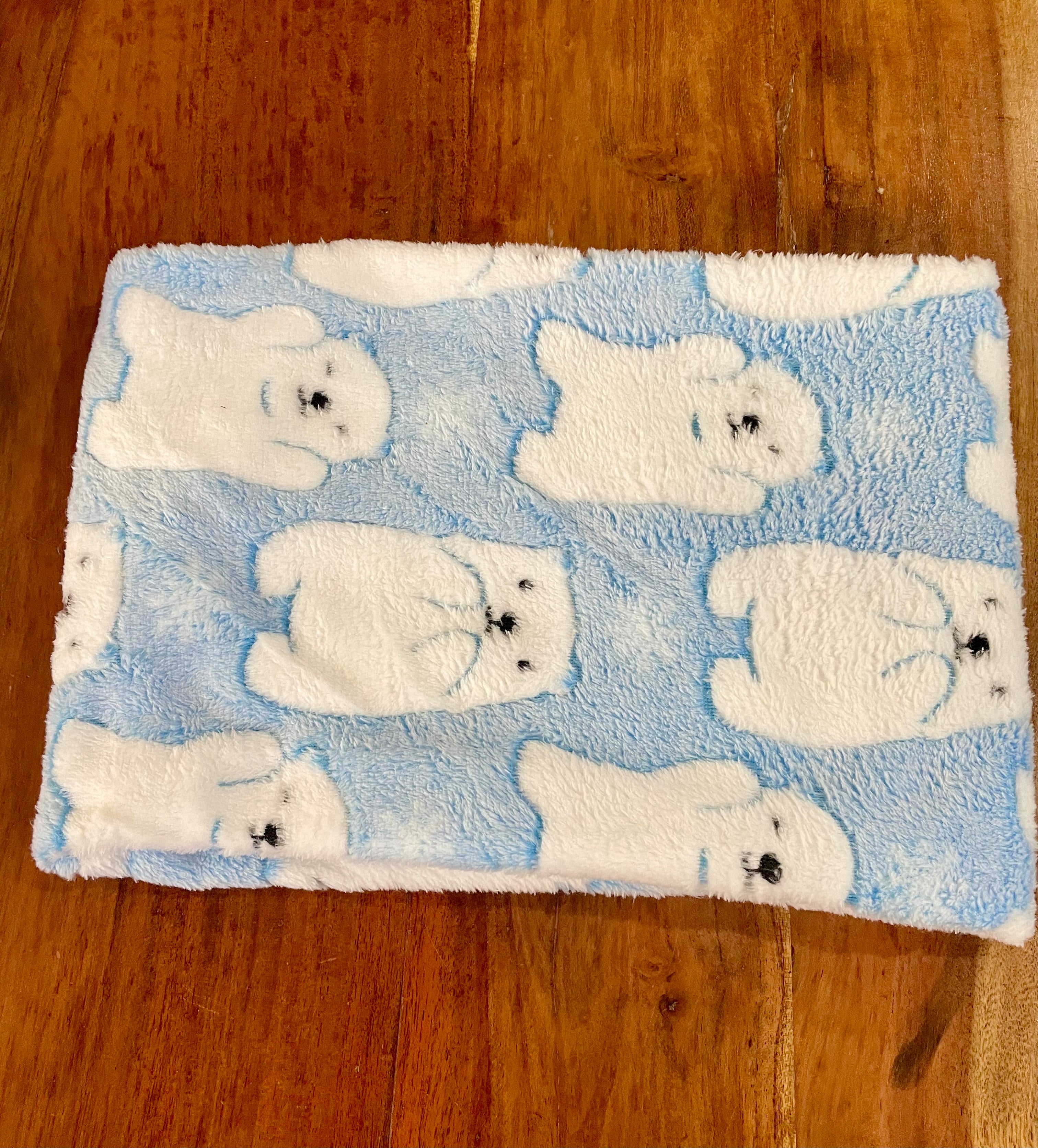 Neck Warmer Fleece- Handmade Polar Bear designs