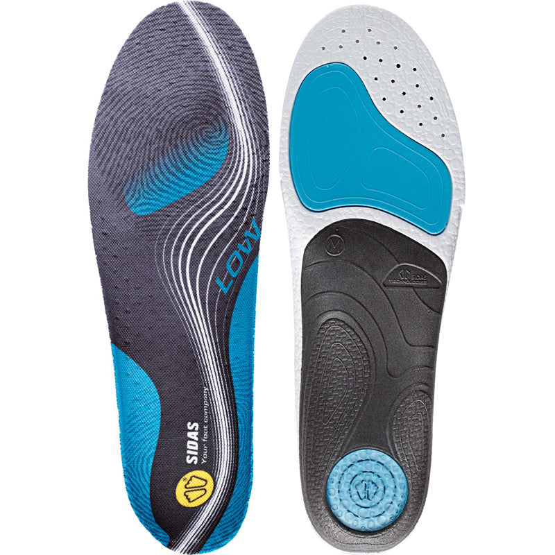 SIDAS Insoles Multisports- LOW ARCH Support -Blue