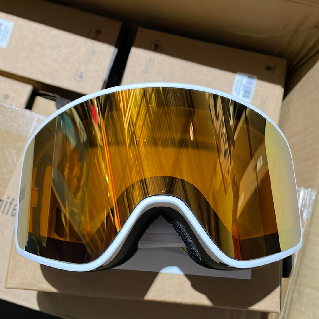 Snow Goggles XTM Zephyr Adults Ski Goggles -White