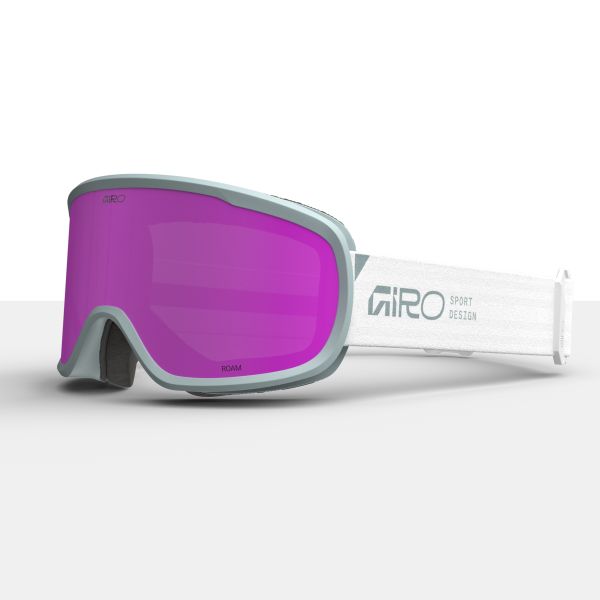 Snow Goggles ROAM GIRO Stacked White Sky Blue + Amber pink +Yellow (2X LENSE)