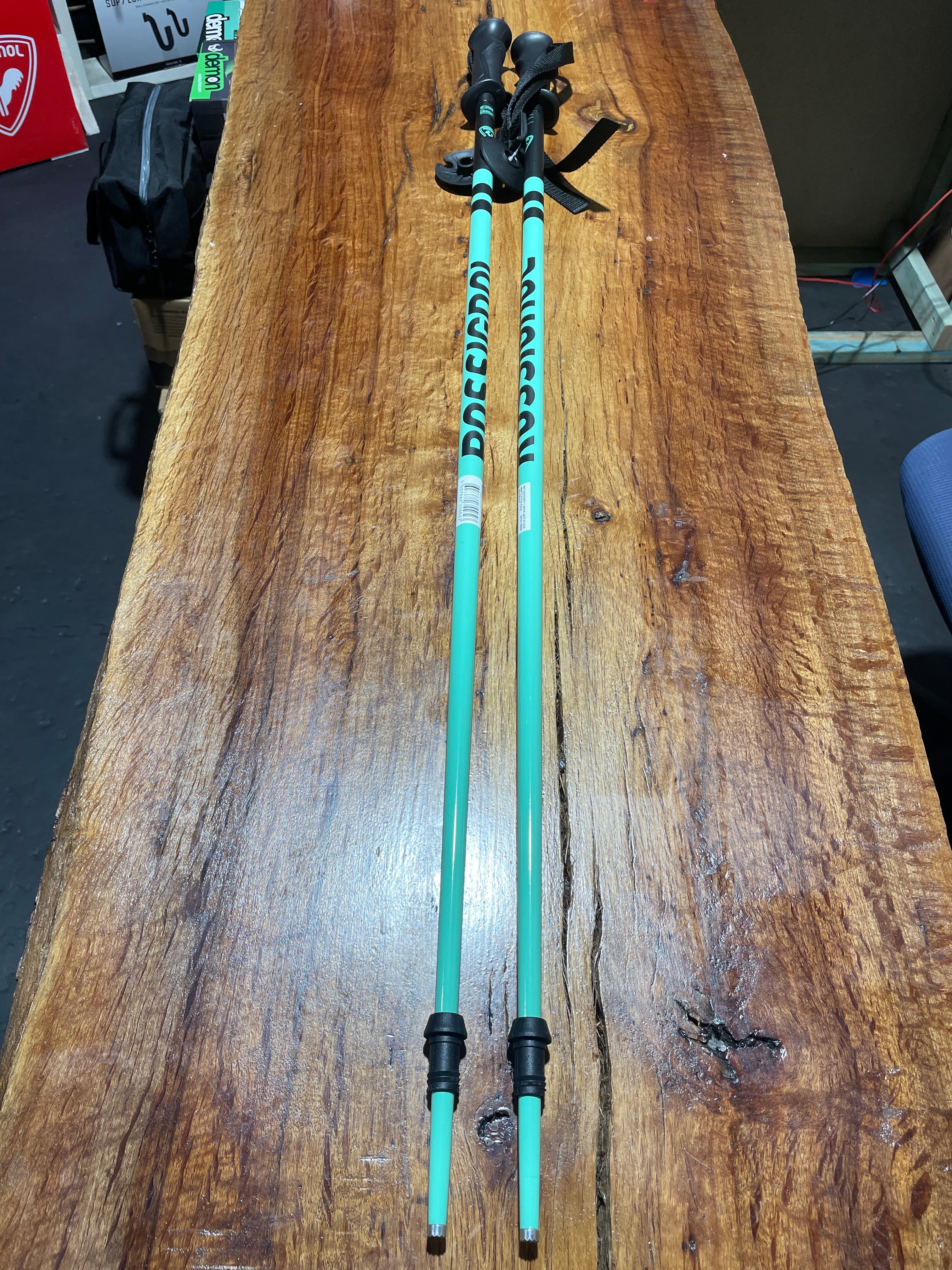 Ski Poles ROSSIGNOL Mint & Black