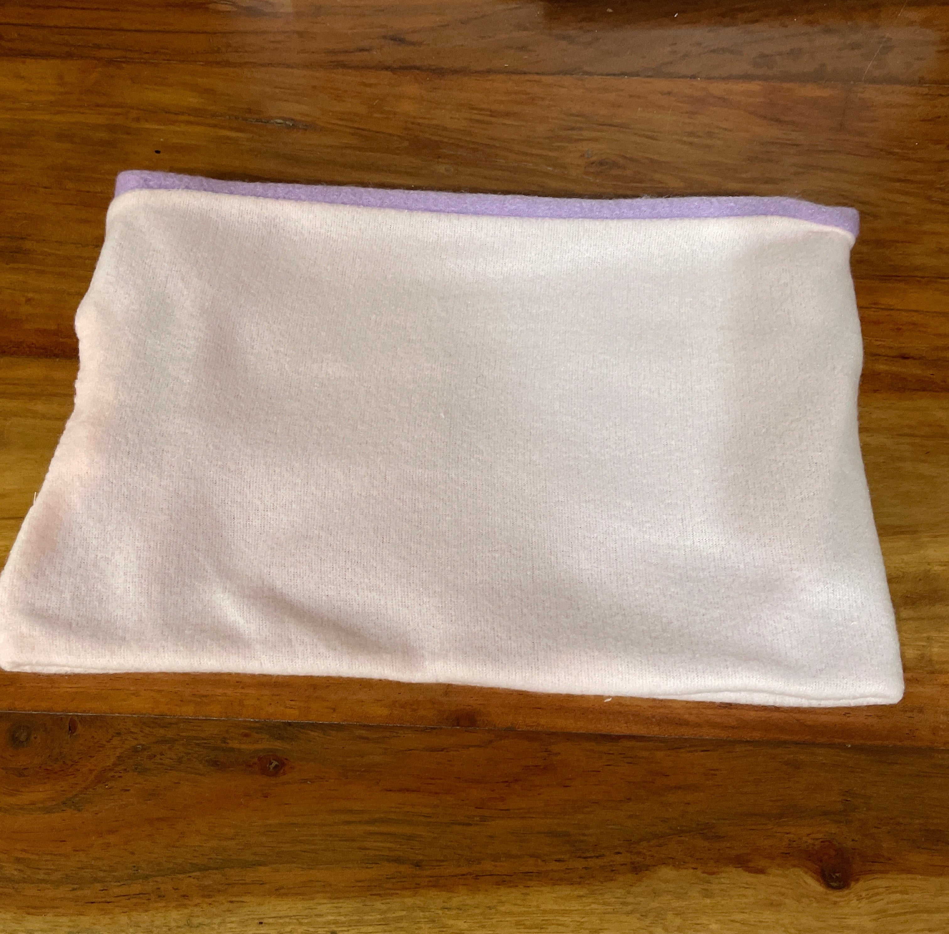 Neck Warmer Fleece- handmade, lavenders or purples