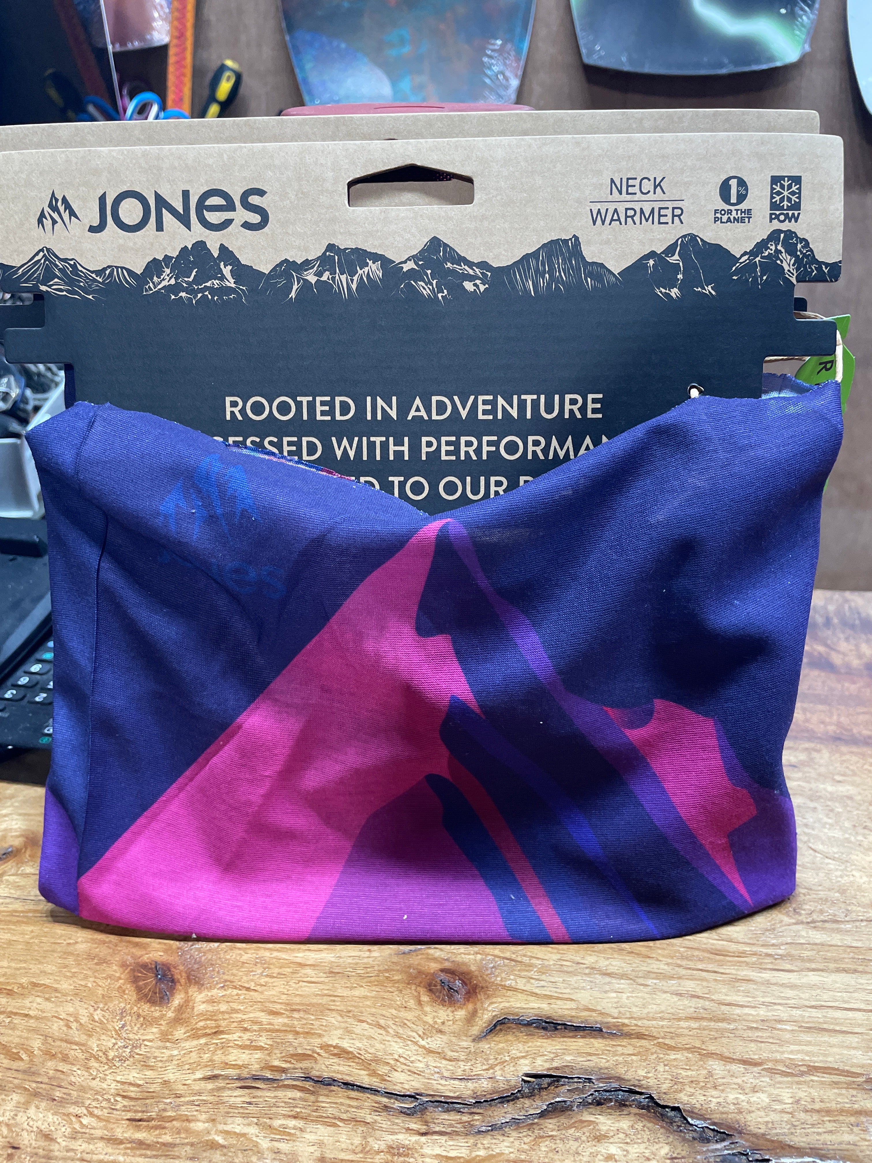 JONES Airheart Recycled Neckwarmer- Deep Purple