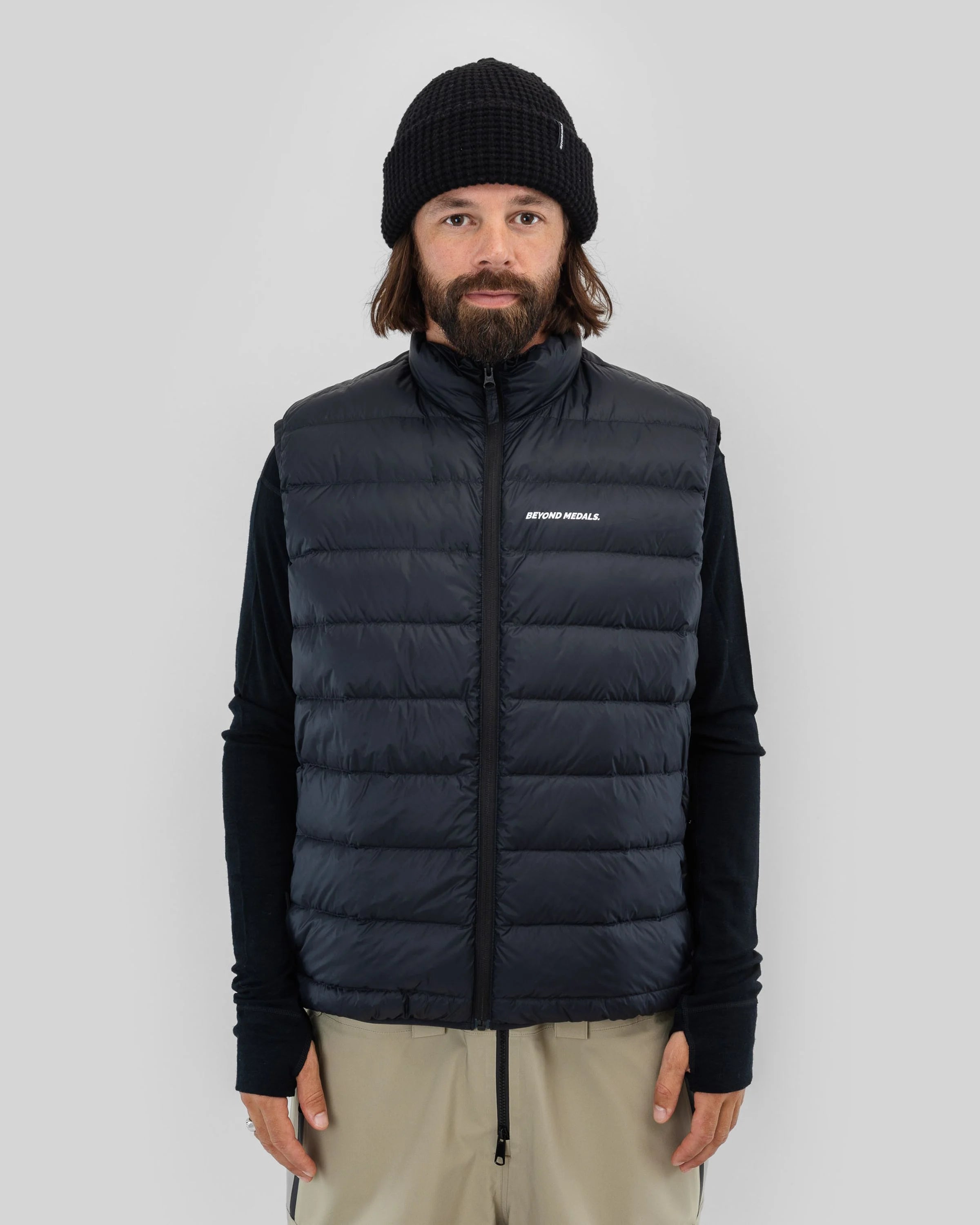Beyond Medals Packable Down Vest - Black -Unisex