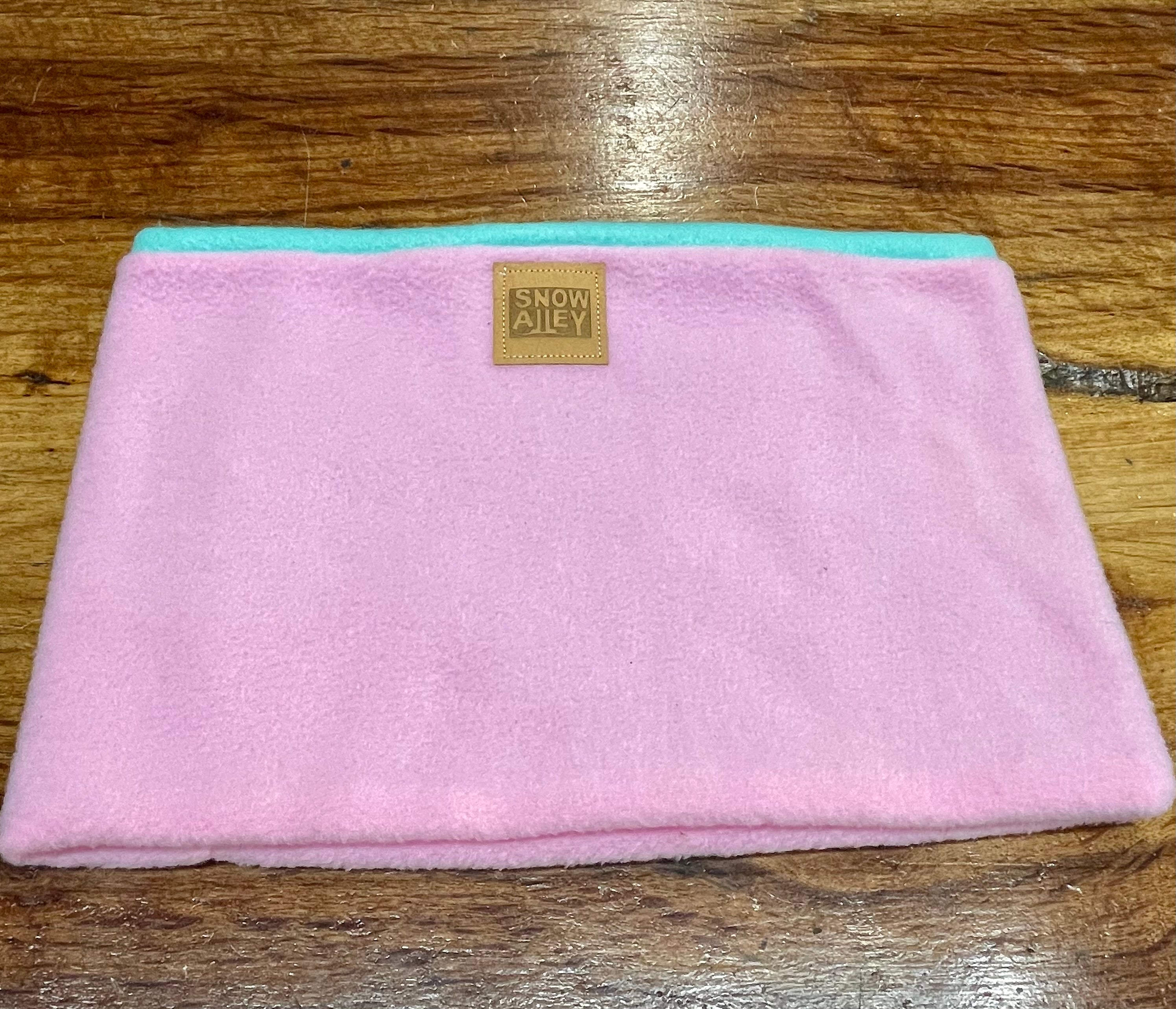 Neck Warmer Fleece- Handmade- Pinks