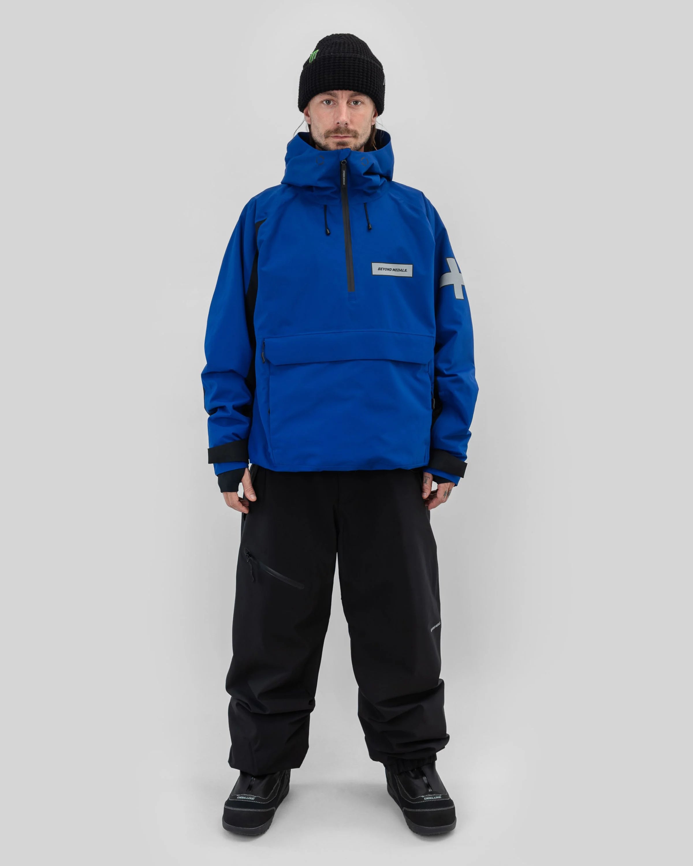 Beyond Medals Retro Anorak 2L- Blue