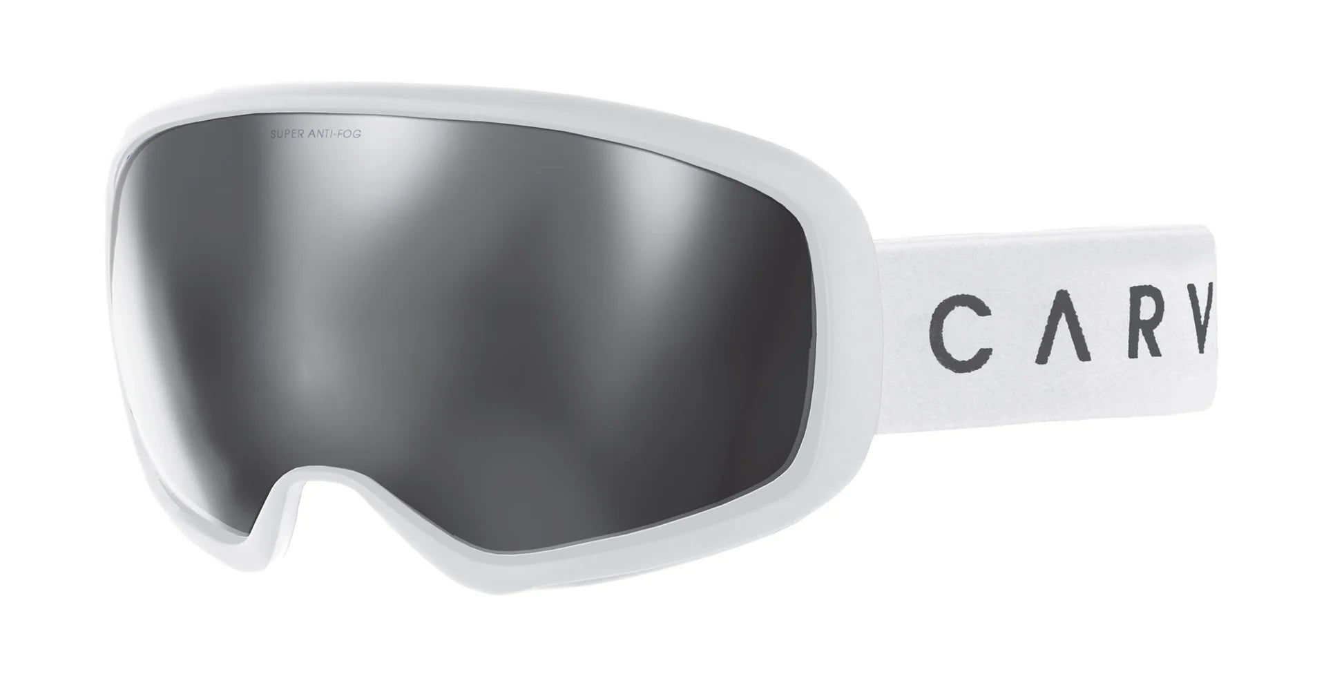 Snow Goggles Carve FIRST TRACKS White & Mirror Lense -Med