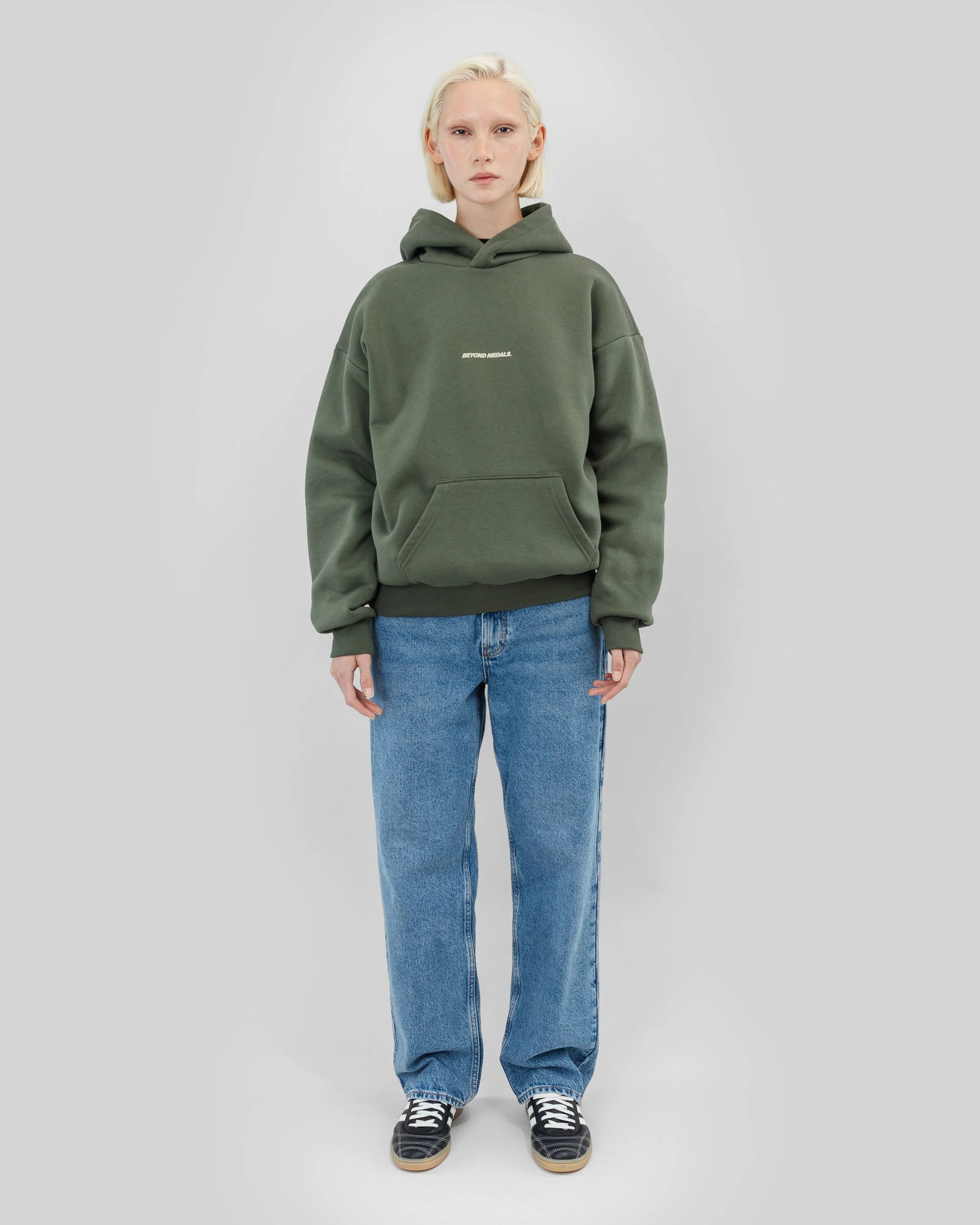 Beyond Medals Logo Hoodie- Green