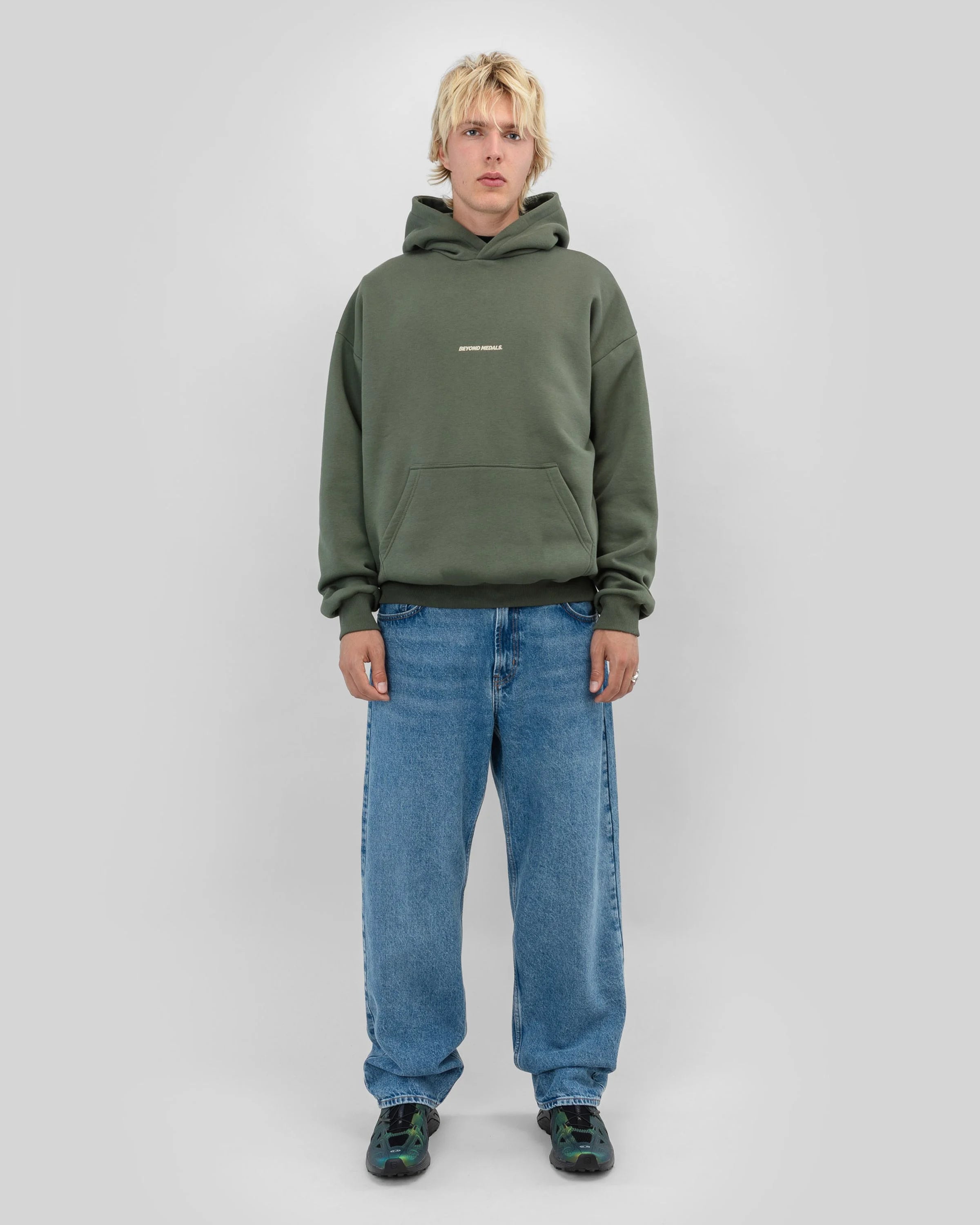 Beyond Medals Logo Hoodie- Green