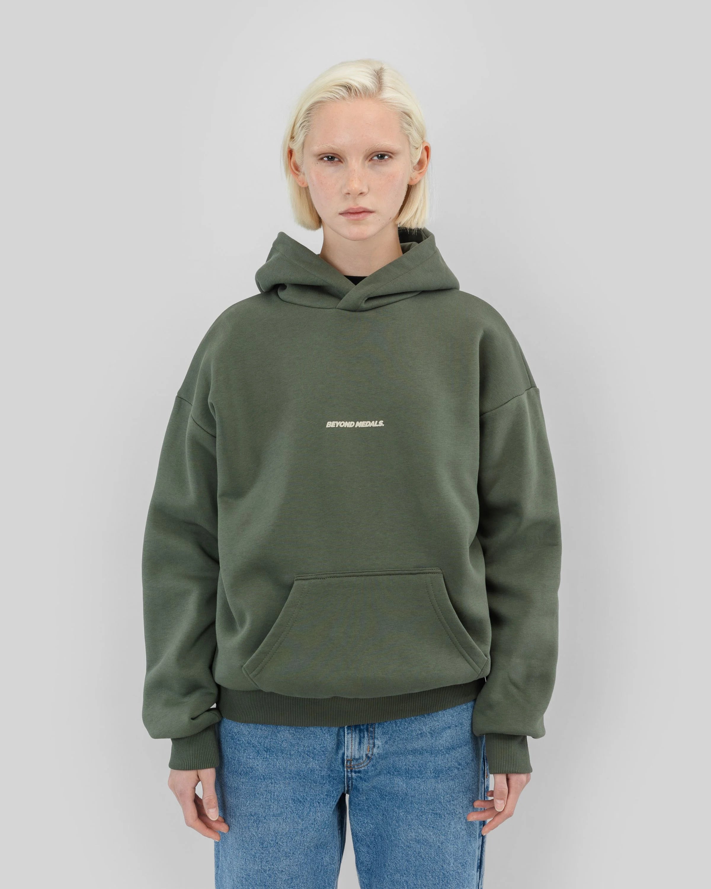 Beyond Medals Logo Hoodie- Green