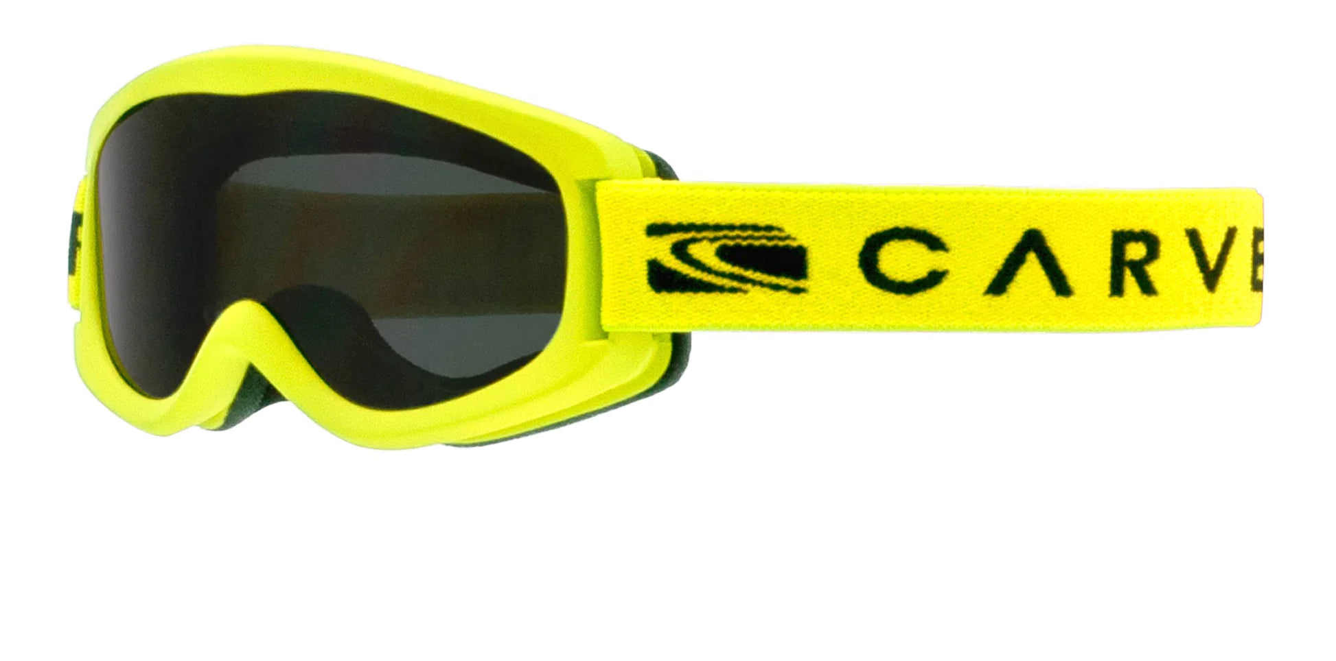 Snow Goggles Carve MAGIC CARPET Fluro Yellow-Toddler