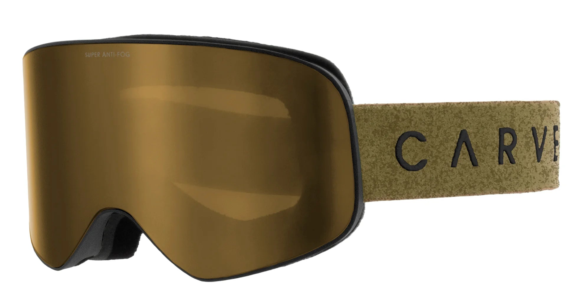 Snow Goggles Carve FROTHER Black & Amber -Med