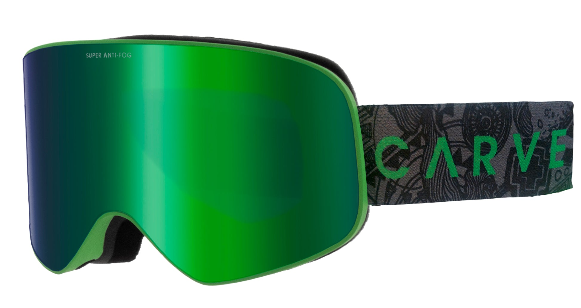 Snow Goggles Carve FROTHER Green/Grey Mirror -Med