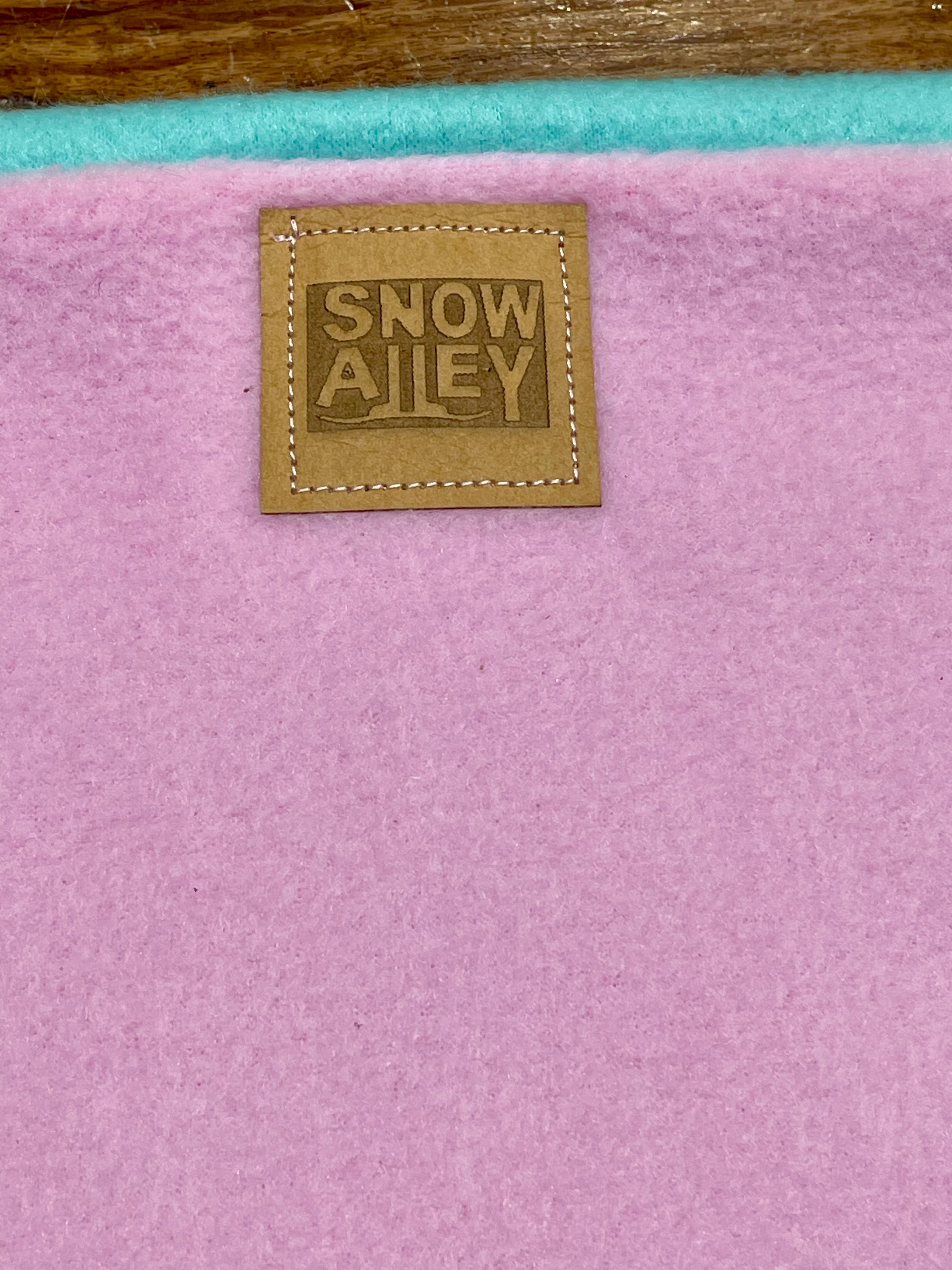 Neck Warmer Fleece- Handmade- Pinks