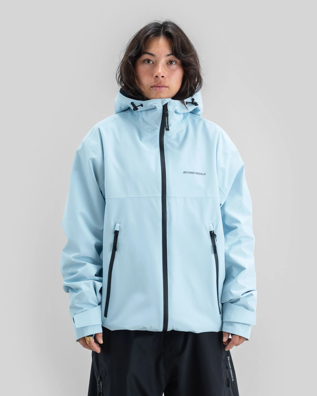 Beyond Medals Unisex Park Jacket - Light Blue
