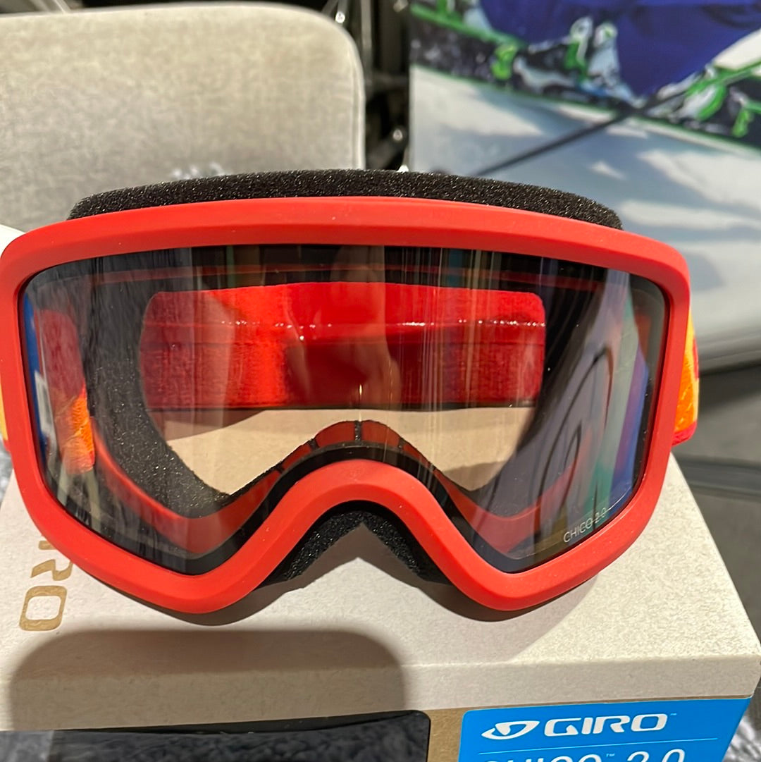 Snow Goggles CHICO 2 GIRO Red Geo Camo Kids Goggles