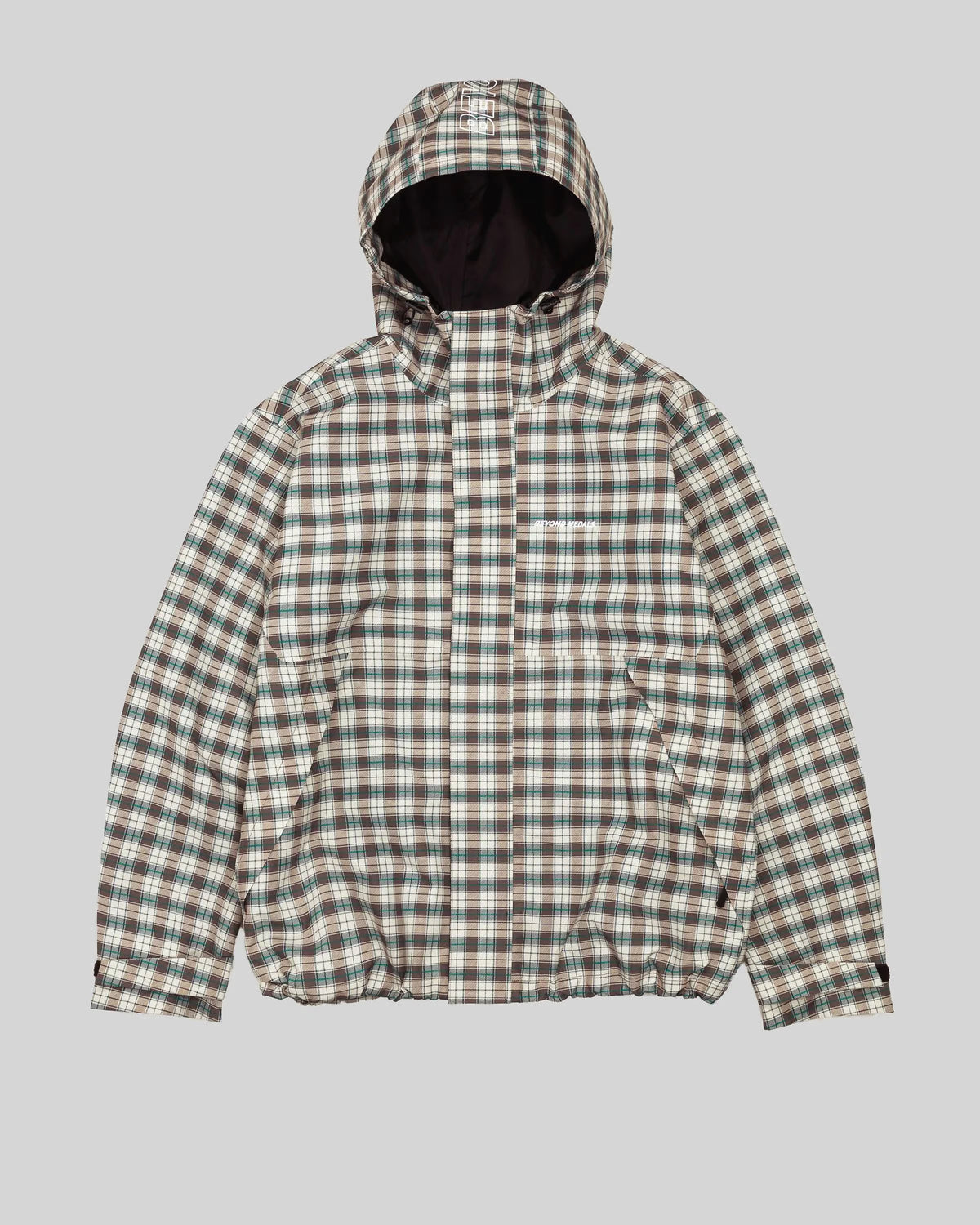 Beyond Medals Unisex The Jacket - Light Beige Print