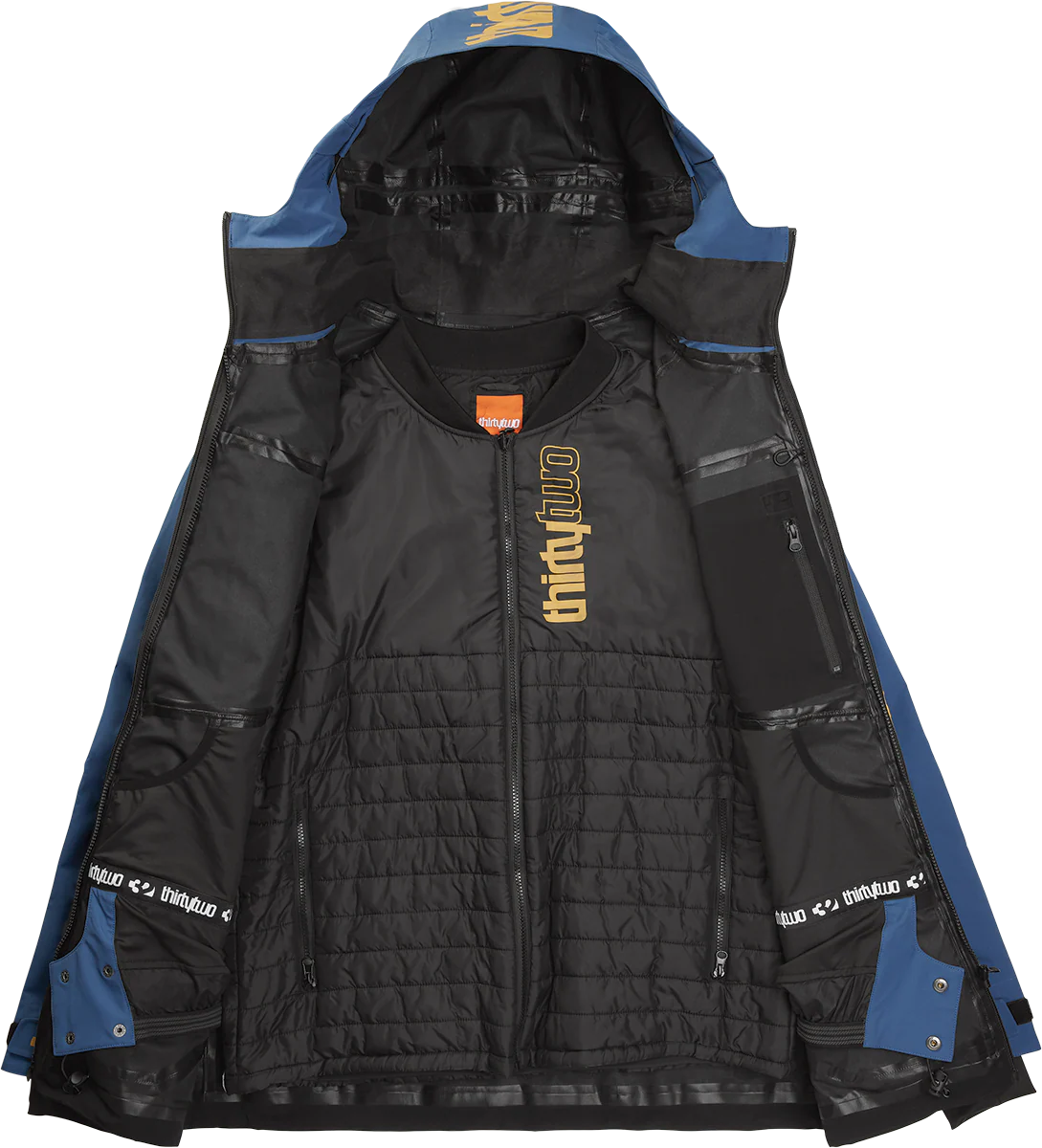 Snow Jacket THIRTYTWO TM Mens Jacket - Blue & Black