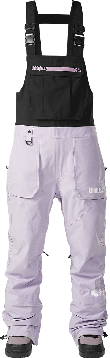Snow Bib & Brace THIRTYTWO Basement Bib Womens -Lavender