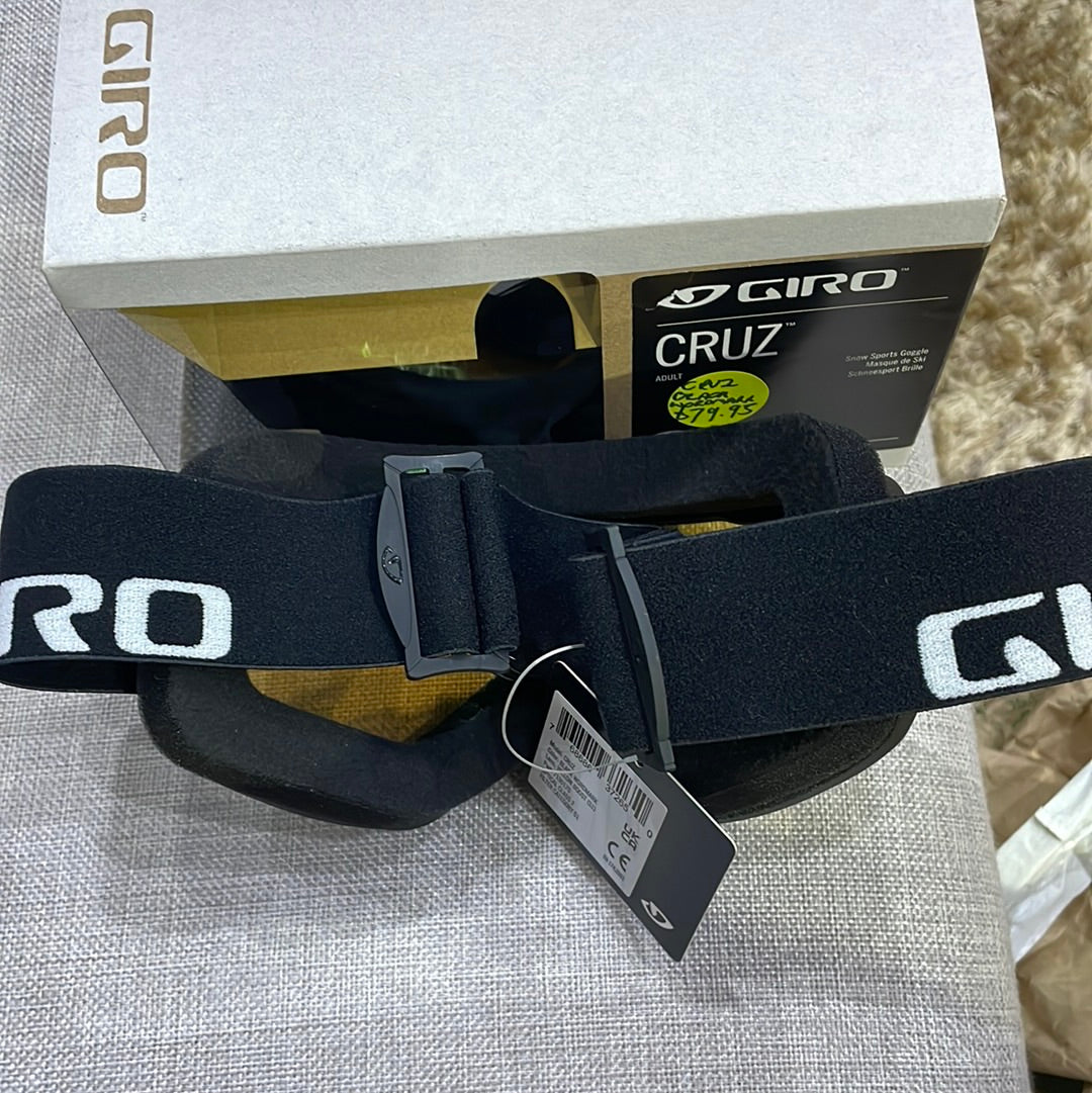Snow Goggles CRUZ GIRO Black Wordmark/ Yellow Boost