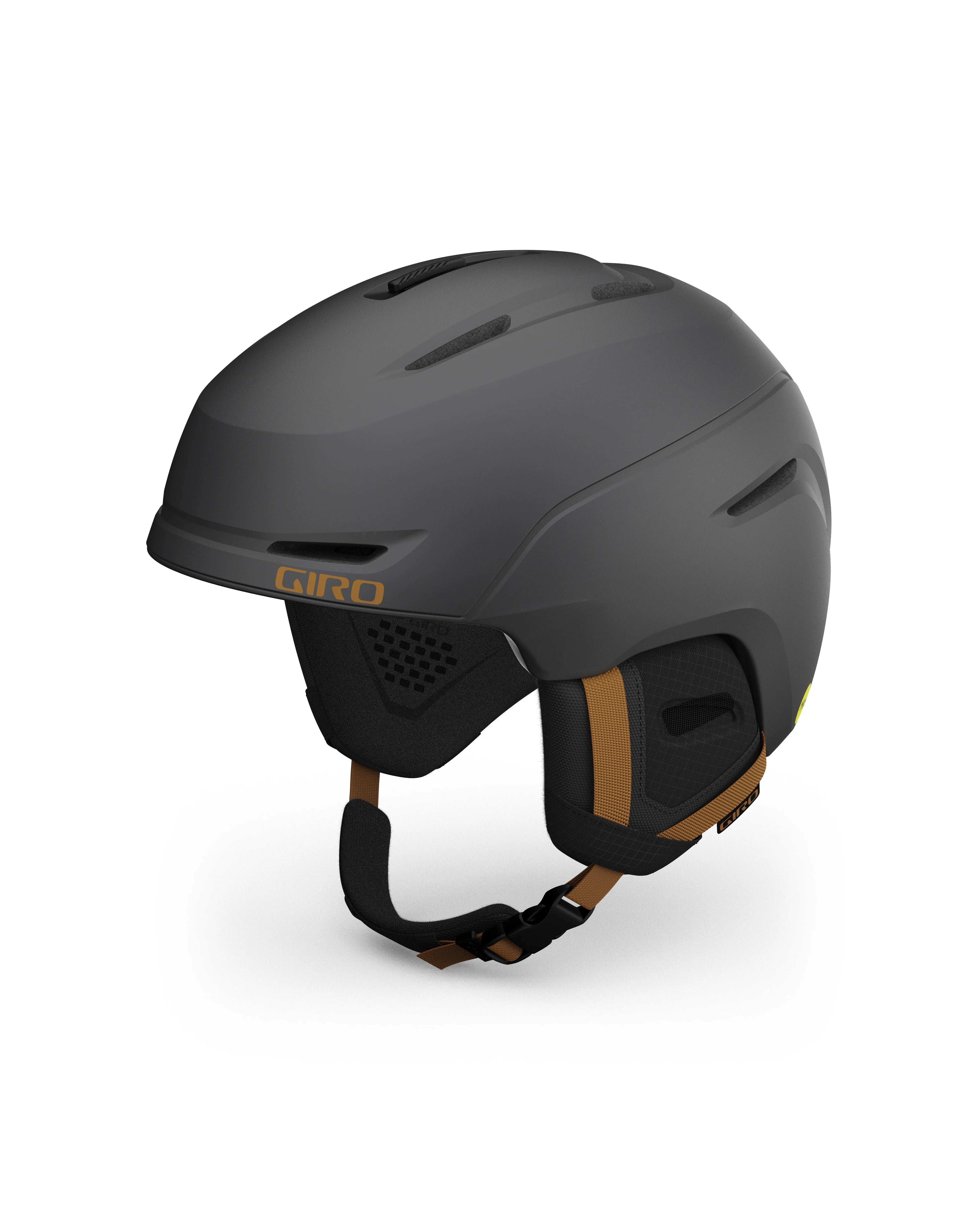 Snow Helmet GIRO NEO Mips, Metallic Coal tan