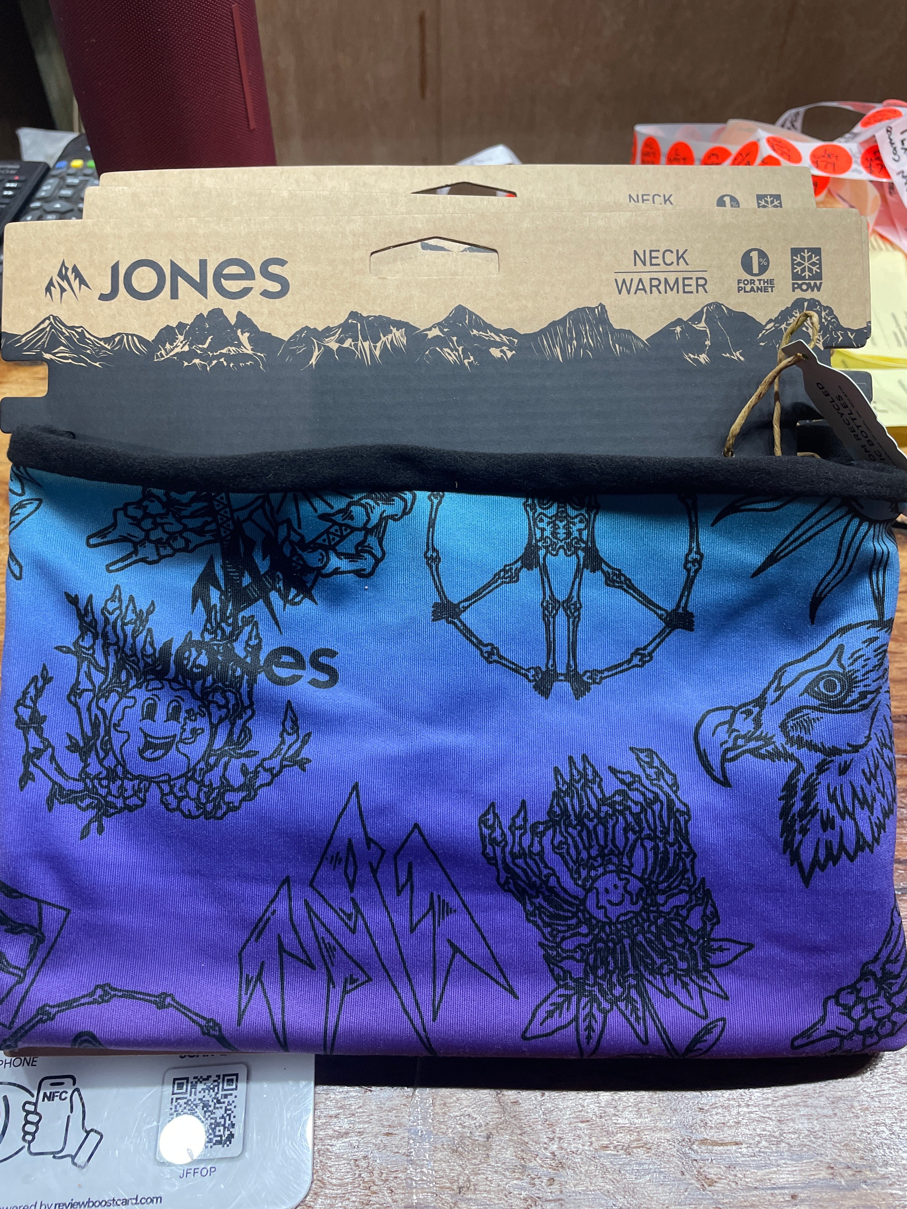 JONES Tweaker Icons Recycled Fleece Neckwarmer- Deep Purple