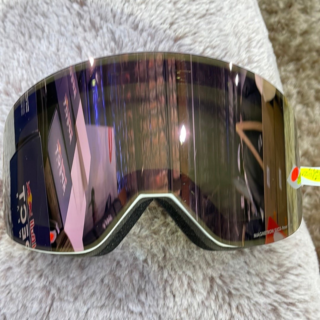 Snow RED BULL Goggles MAGNETRON SLICK-006 Matt White (2 x lense)