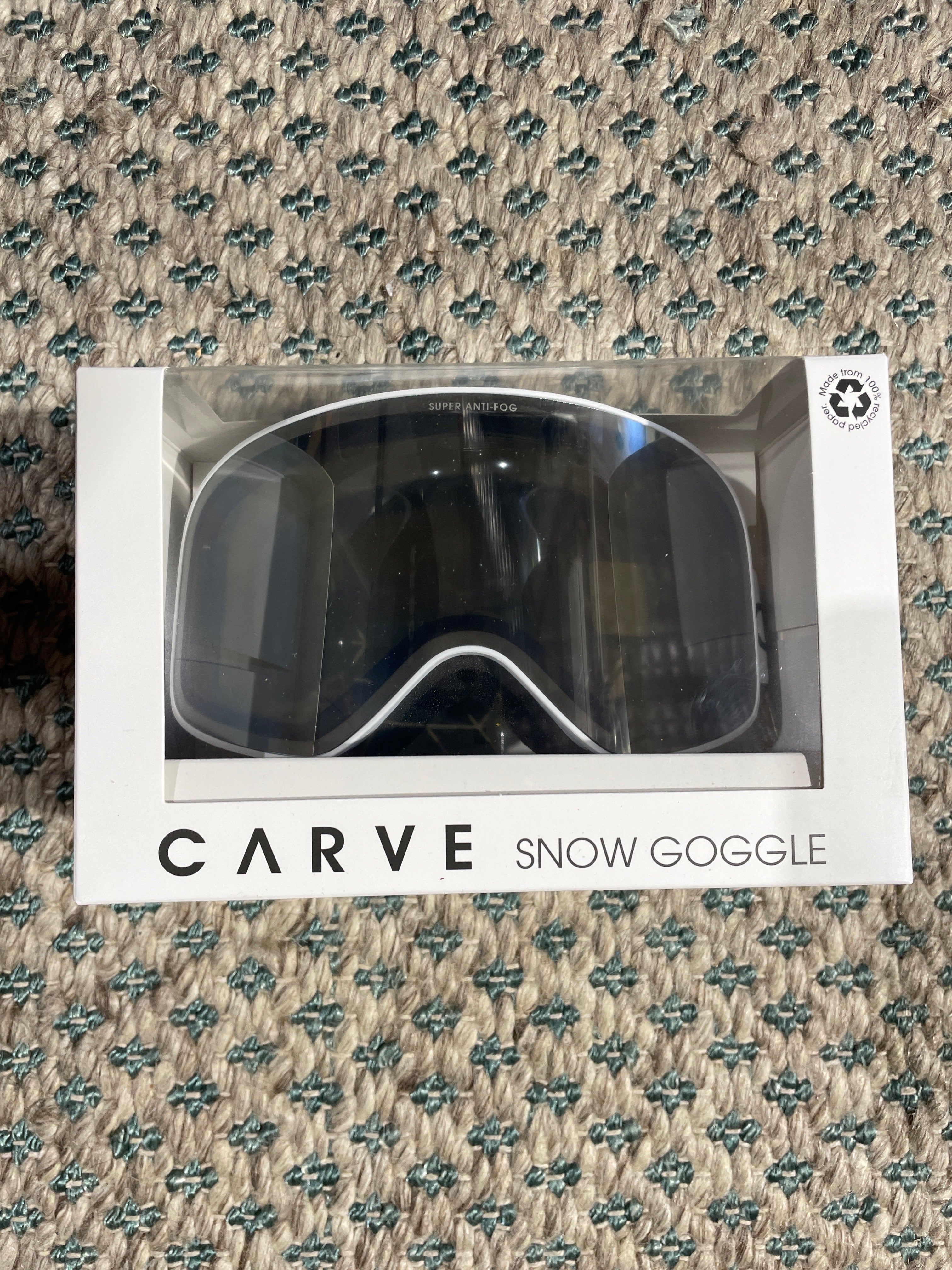 Snow Goggles Carve FROTHER White/ Mirror -Med