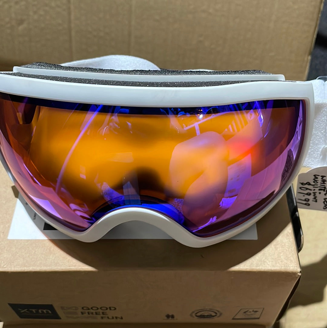 Snow Goggles XTM Force Revo Adults Ski Goggle -White