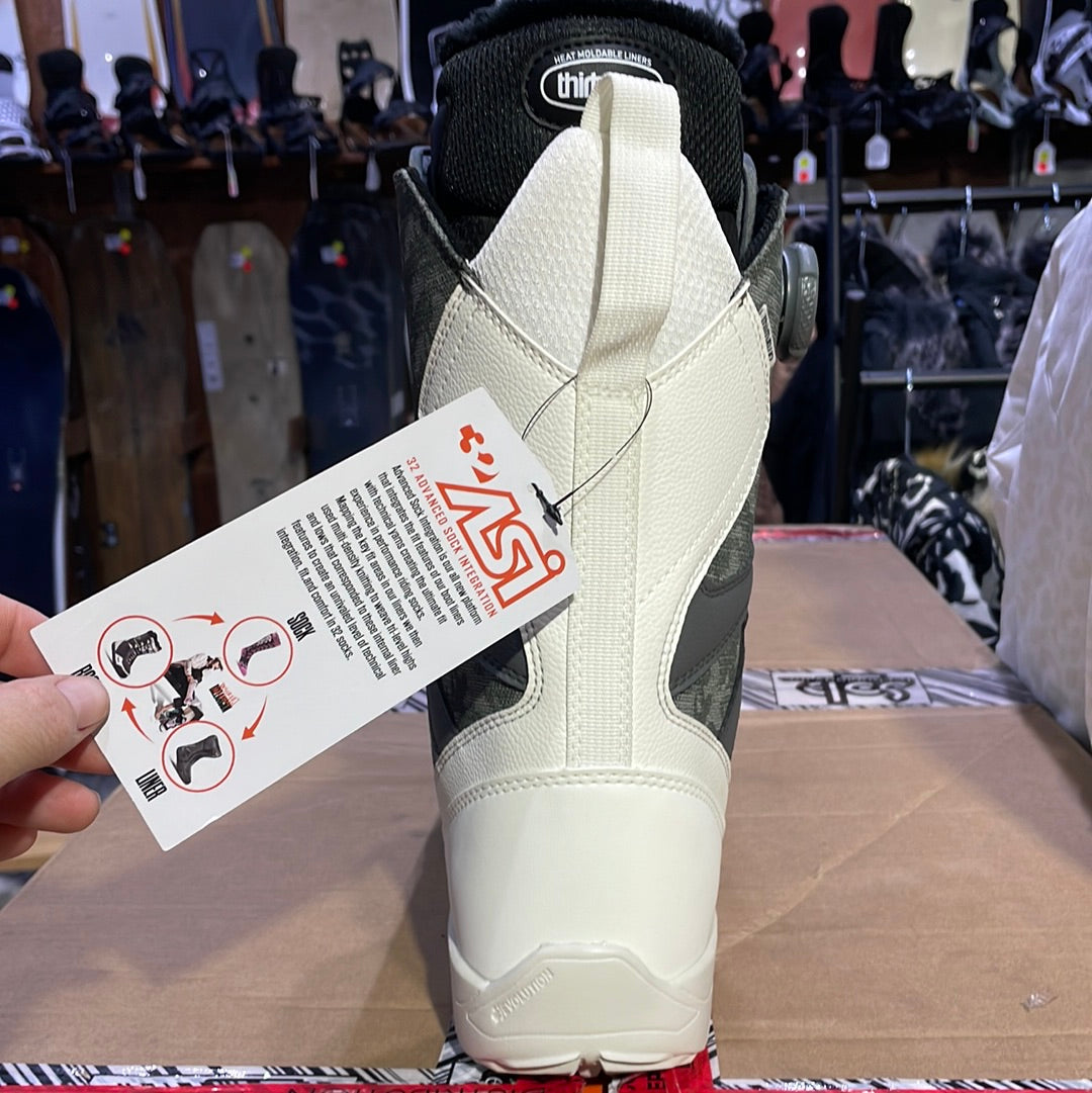Snowboard Boots THIRTYTWO STW Double Boa, Womens- White Camo