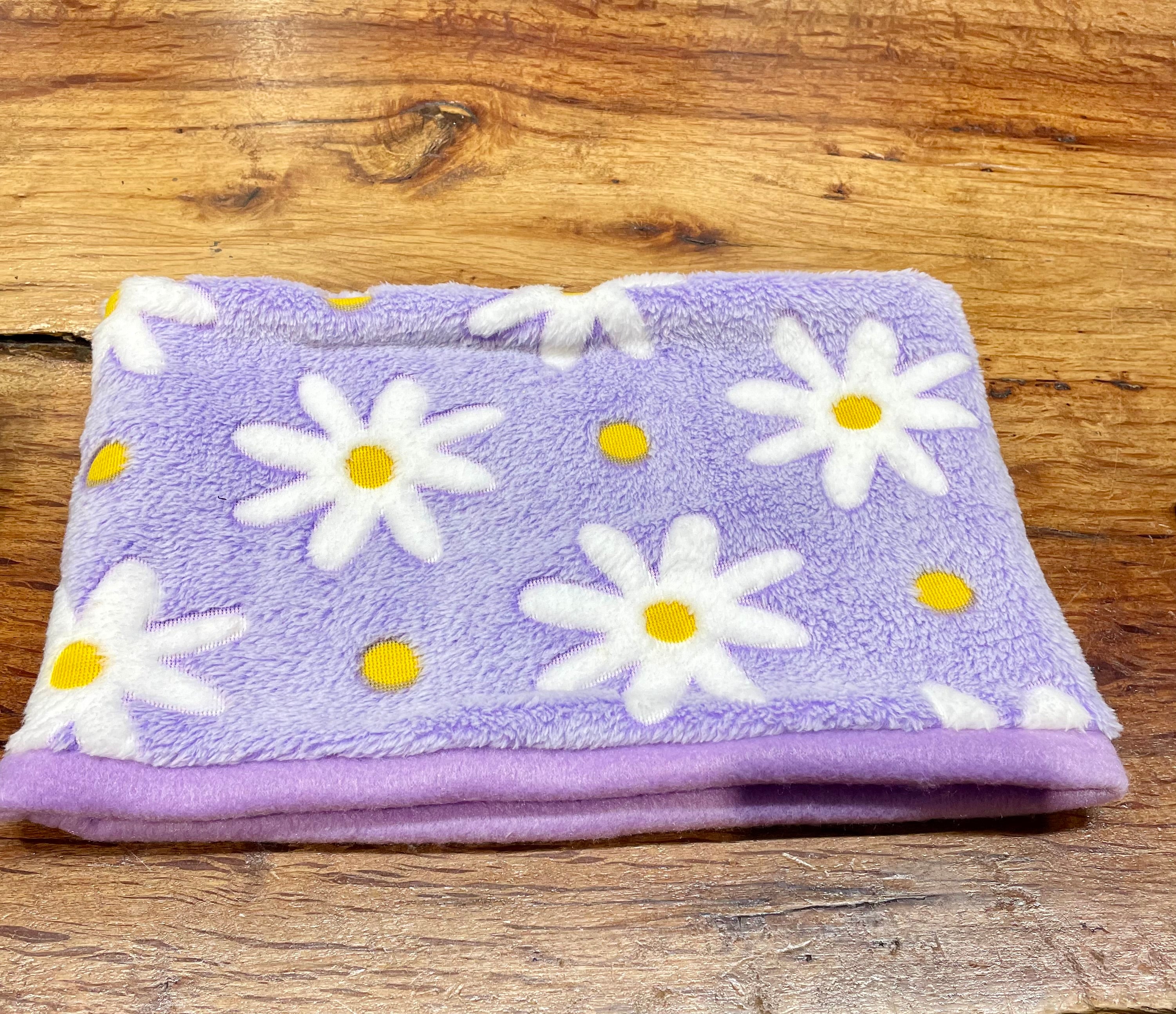 Neck Warmer Fleece- handmade, lavenders