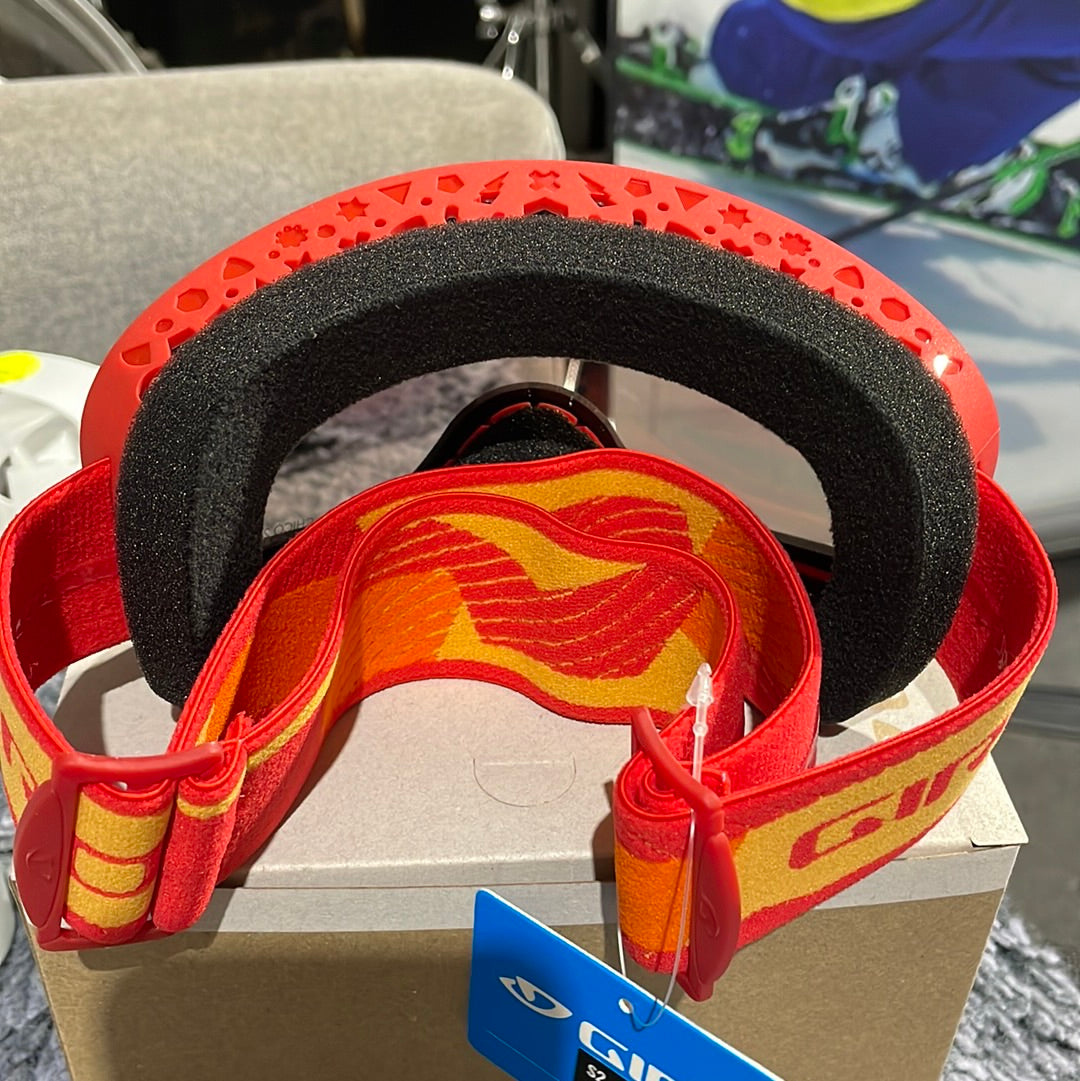 Snow Goggles CHICO 2 GIRO Red Geo Camo Kids Goggles