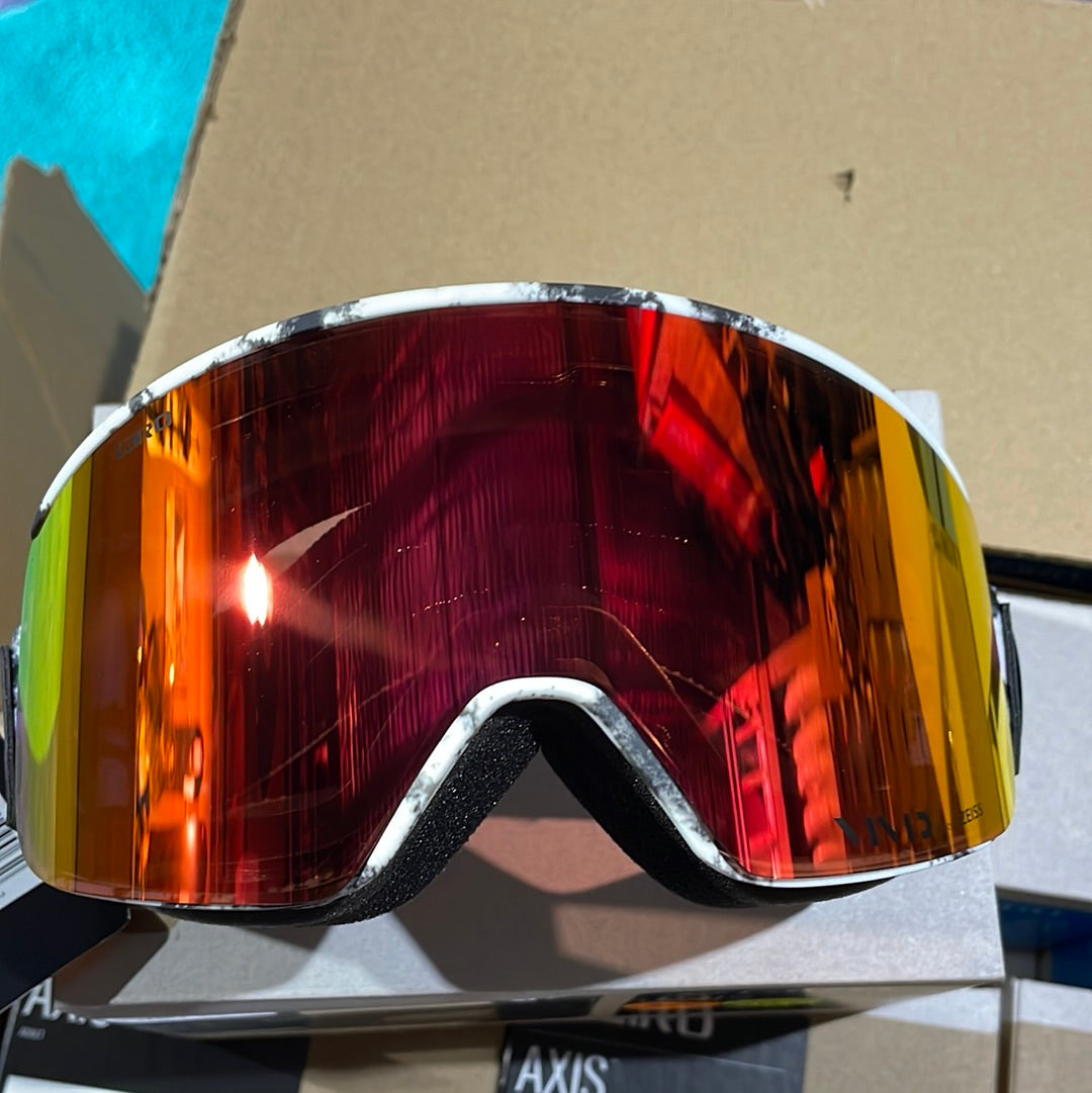 Snow Goggles AXIS GIRO Dark White Matter, Vivid Ember/ Vivid Infrared ( 2 x lenses)