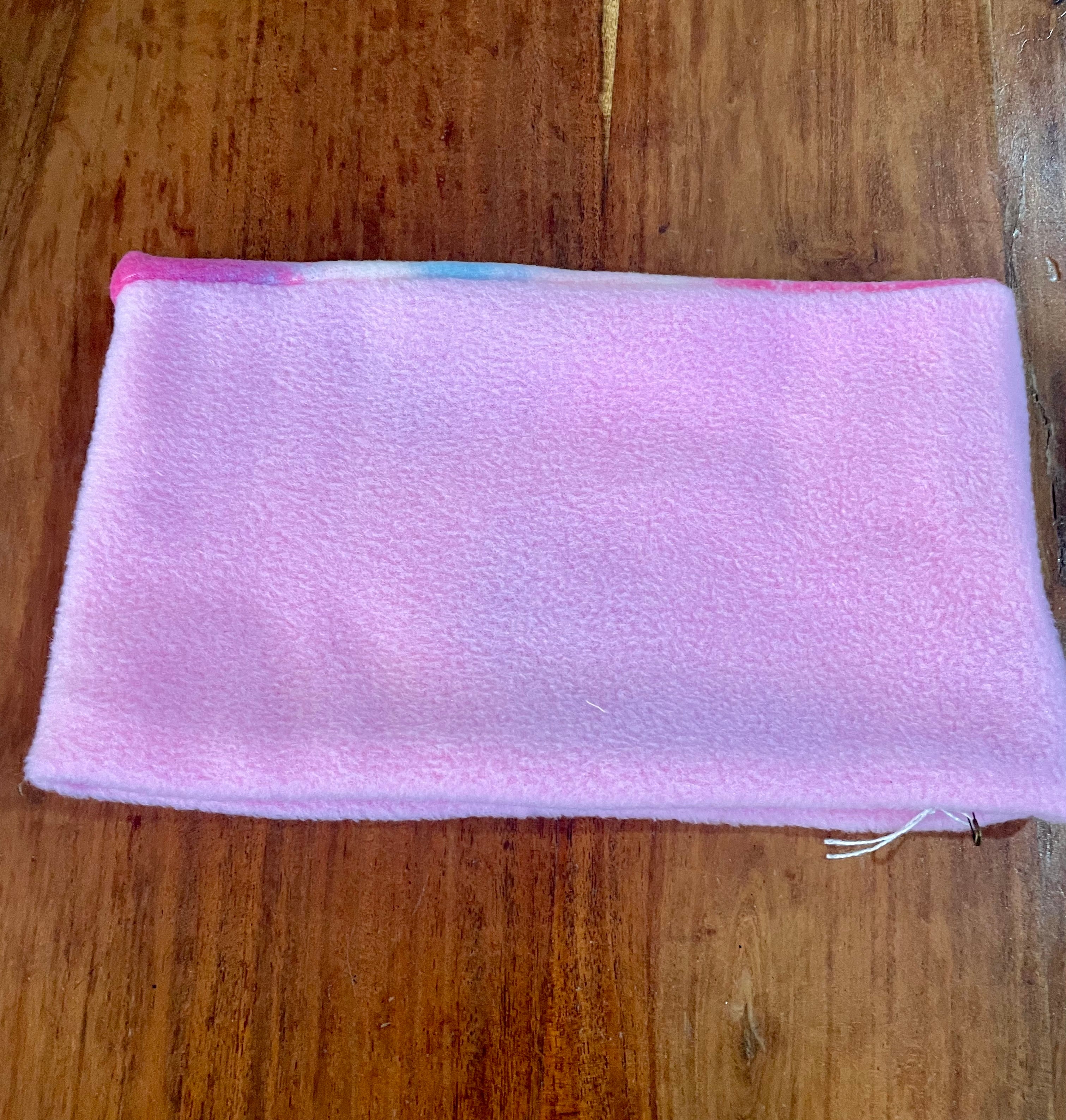 Neck Warmer Fleece- Handmade- Pinks