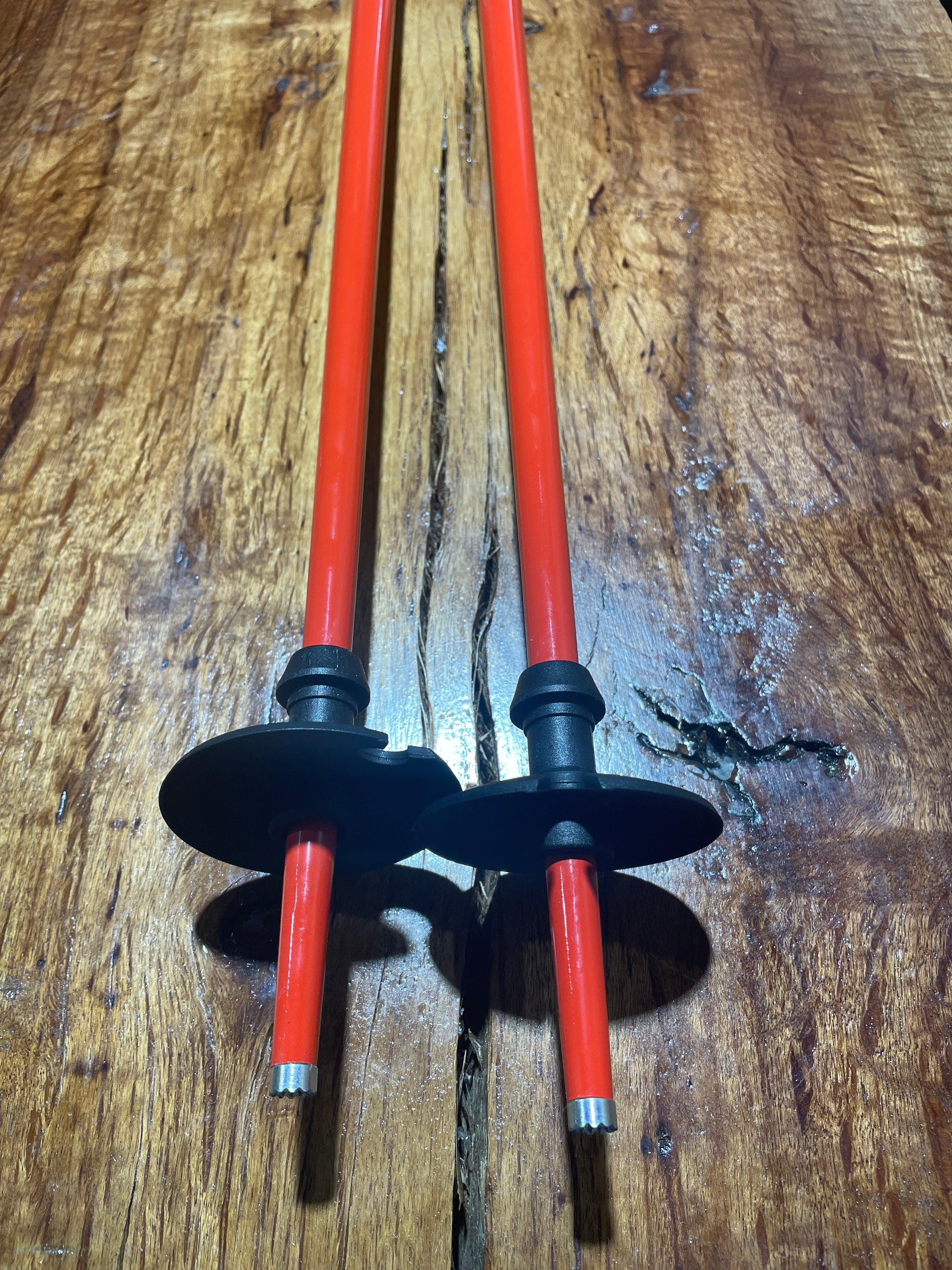 Ski Poles ROSSIGNOL Red & Black