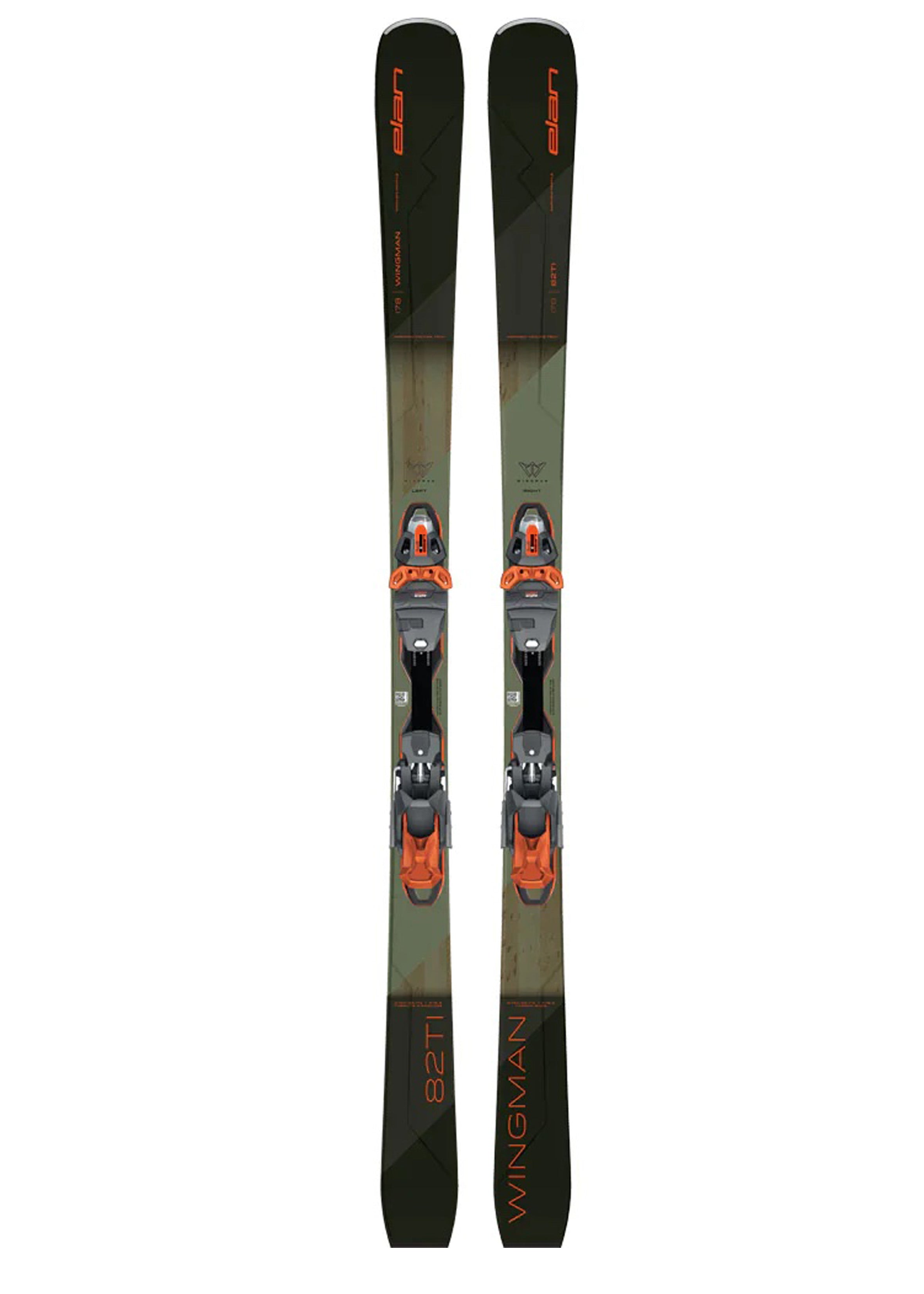 SKIS ELAN WINGMAN 82 TI PS Skis & Bindings Bundle
