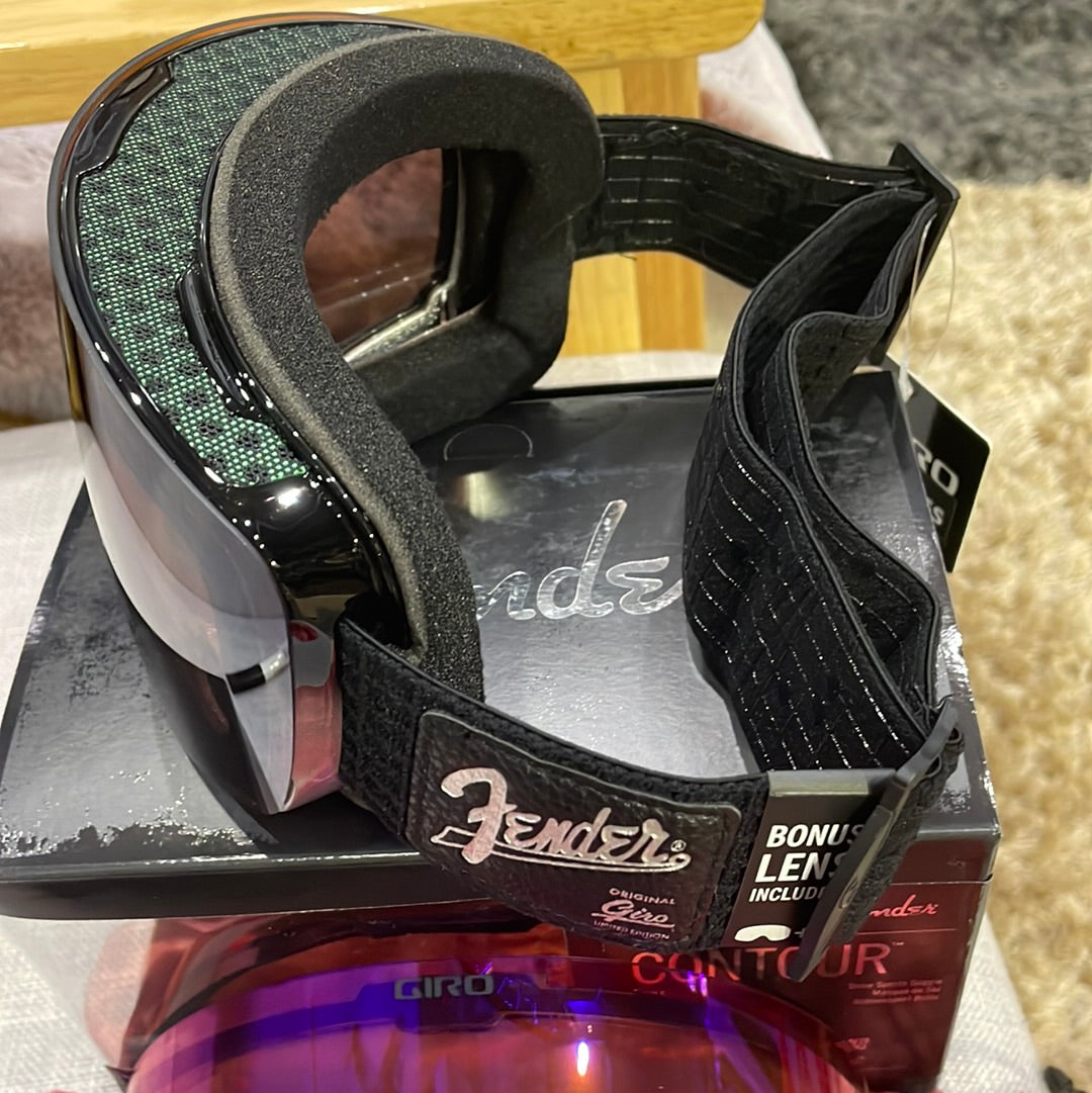 Snow Goggles CONTOUR FENDER Silverburst / Vivid Onyx + Infrared ( 2 x lenses)