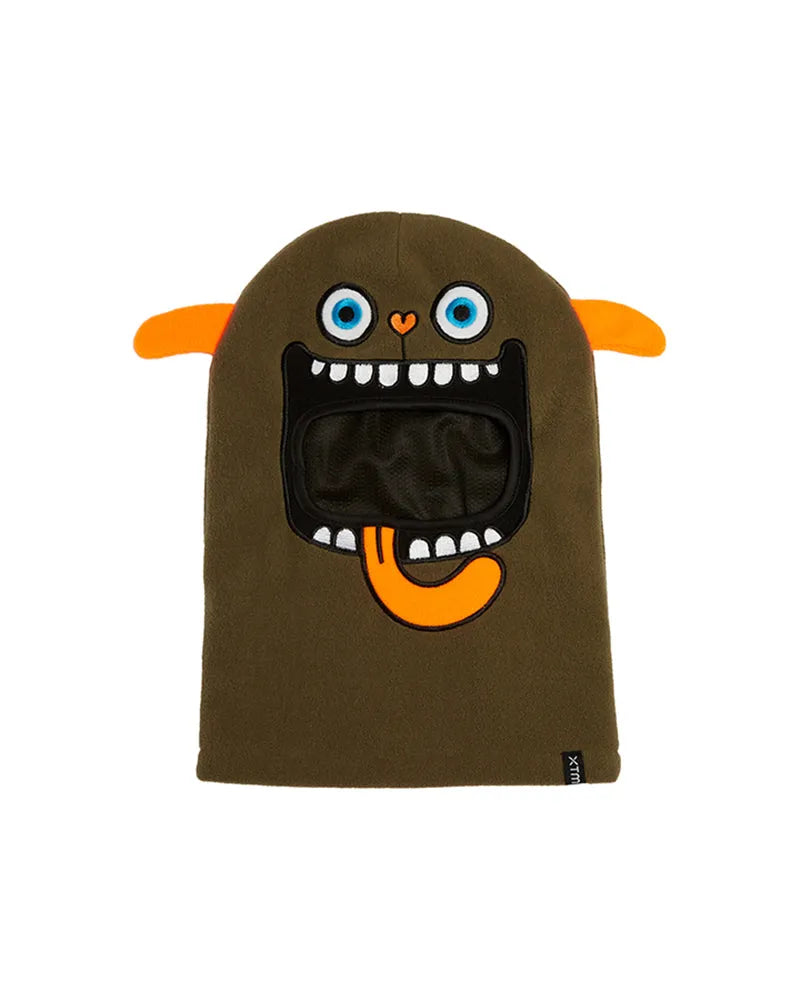 XTM Snow Gremlin Kids' Fun Character Fleece Balaclava, Neck Warmer-Kalamata