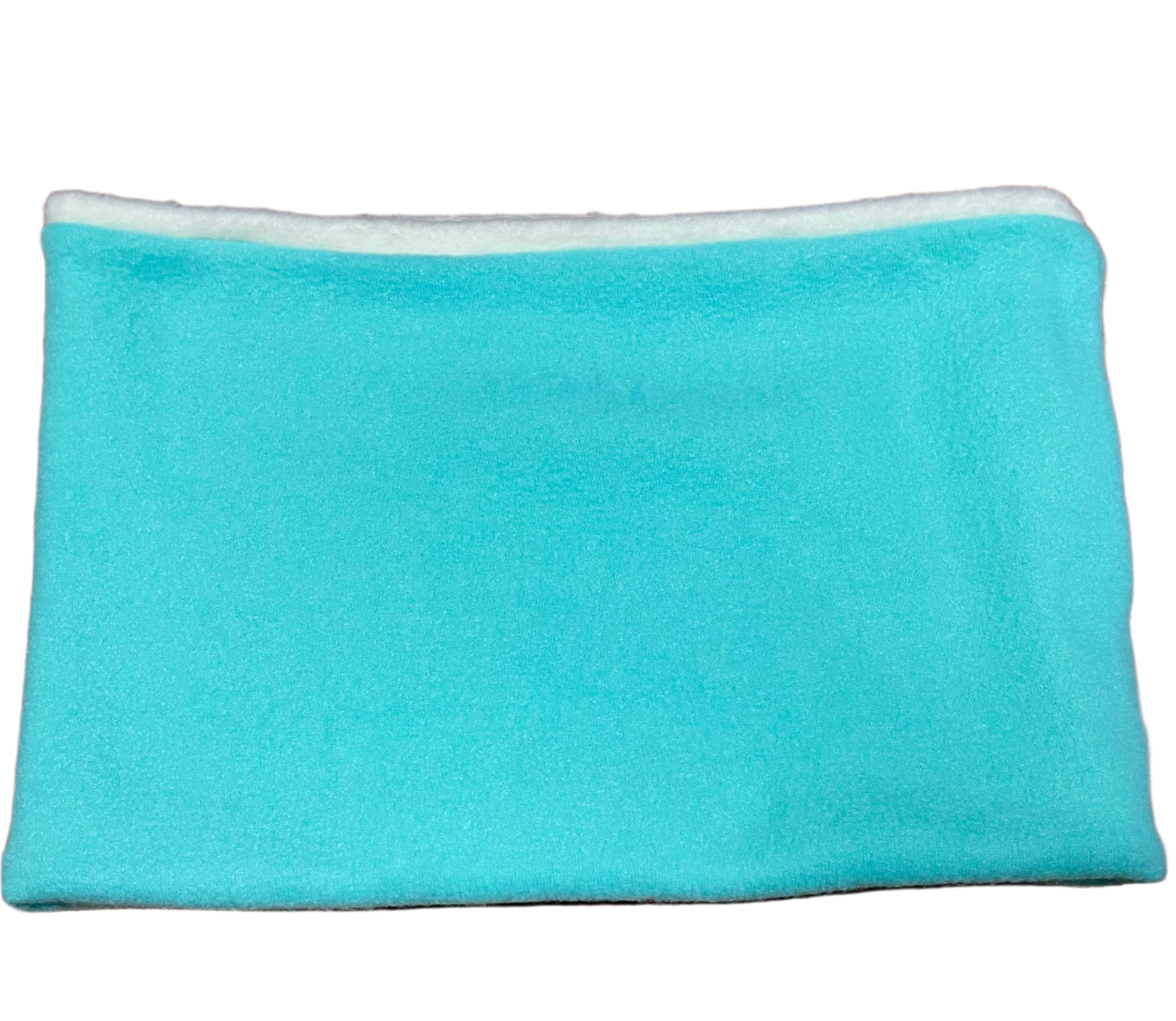 Neck Warmer Fleece- Handmade - Teals