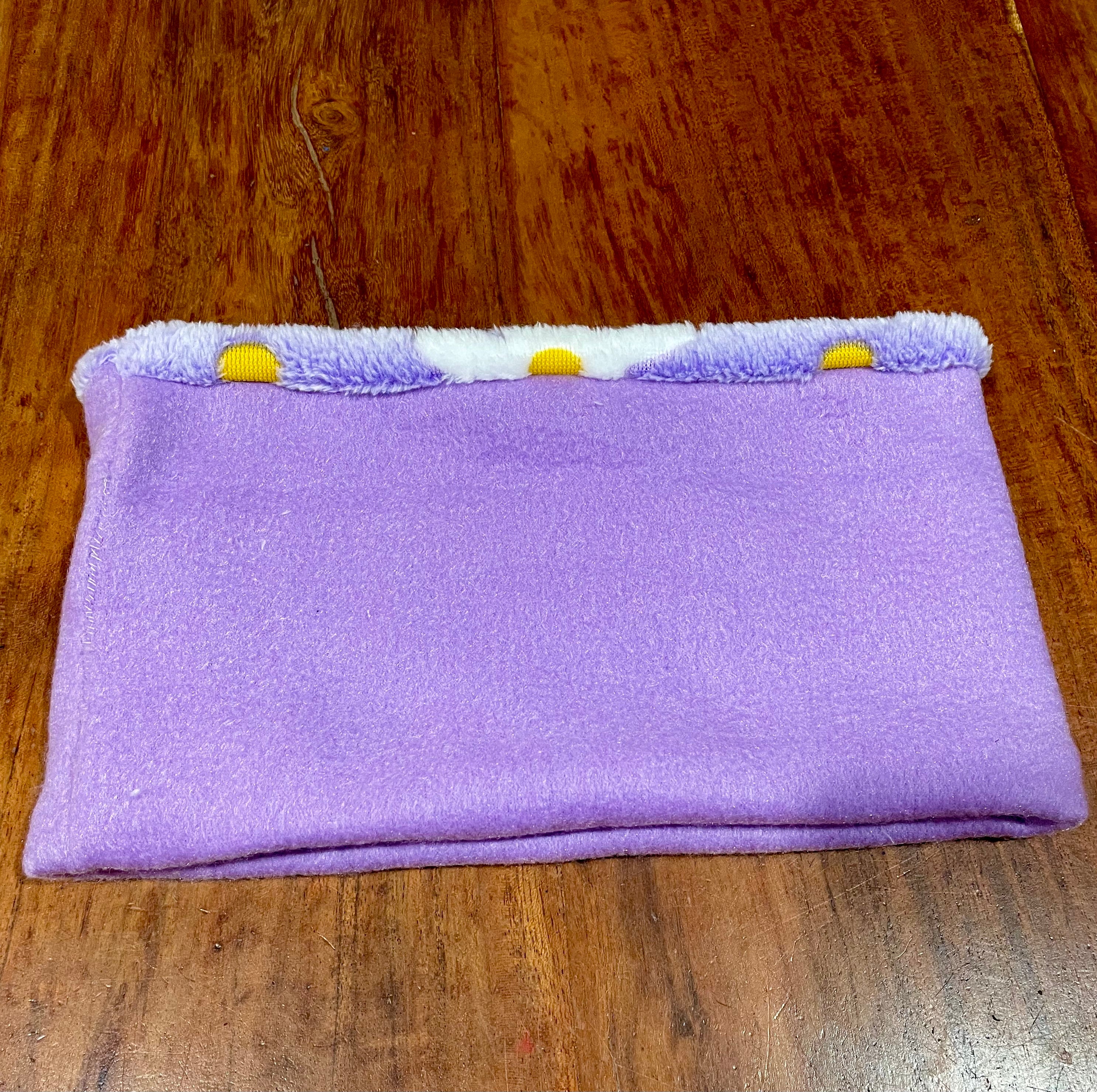 Kids Neck Warmer Fleece- Handmade Flower design