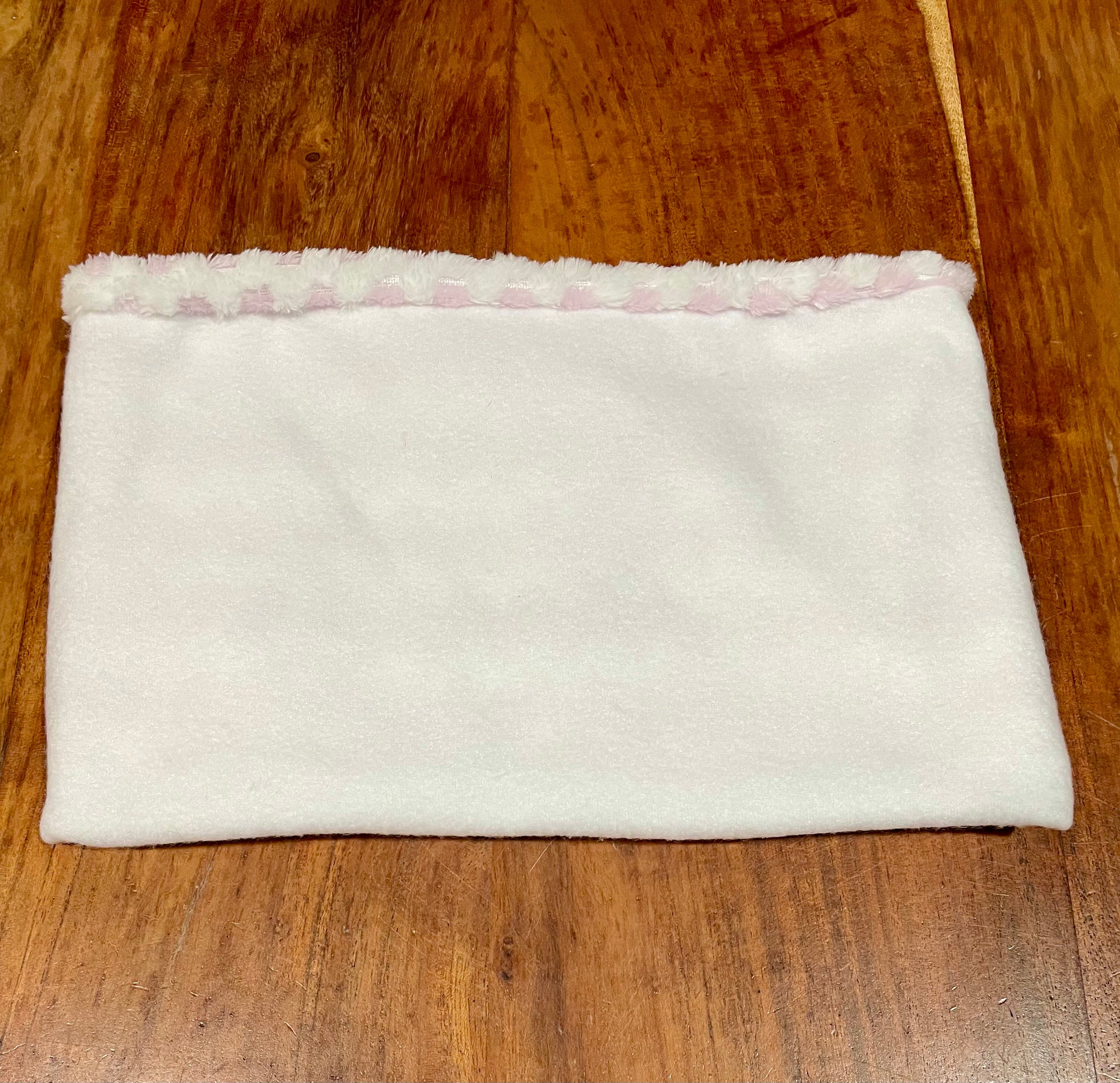 Neck Warmer Fleece- Handmade- Pinks