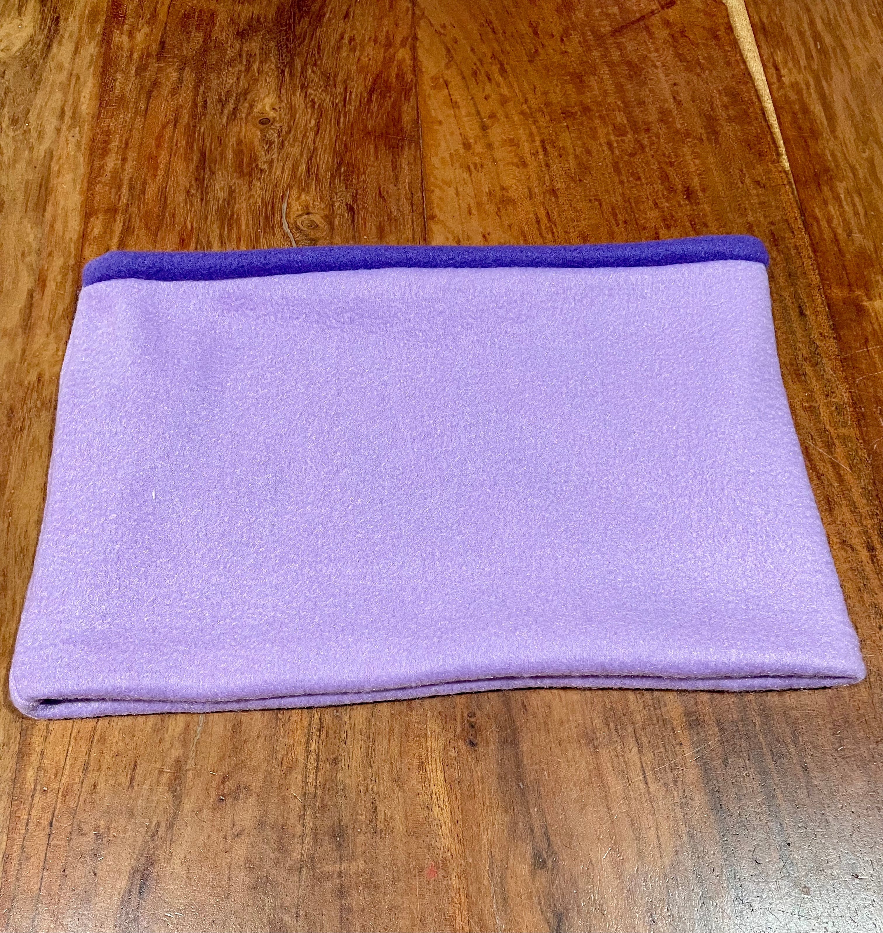 Neck Warmer Fleece- handmade, lavenders